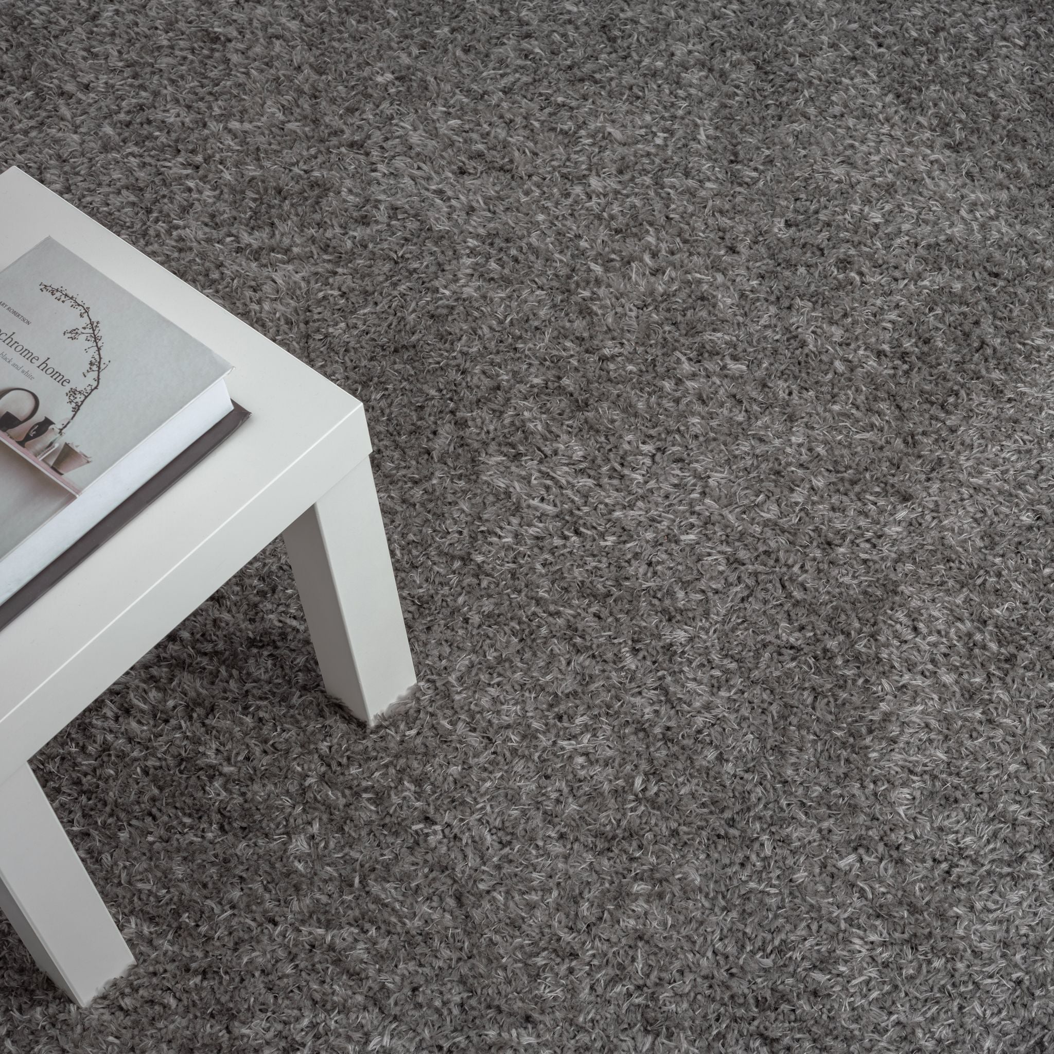 Fleecy 395 Ash Rug - Modern & Durable Floor Rug