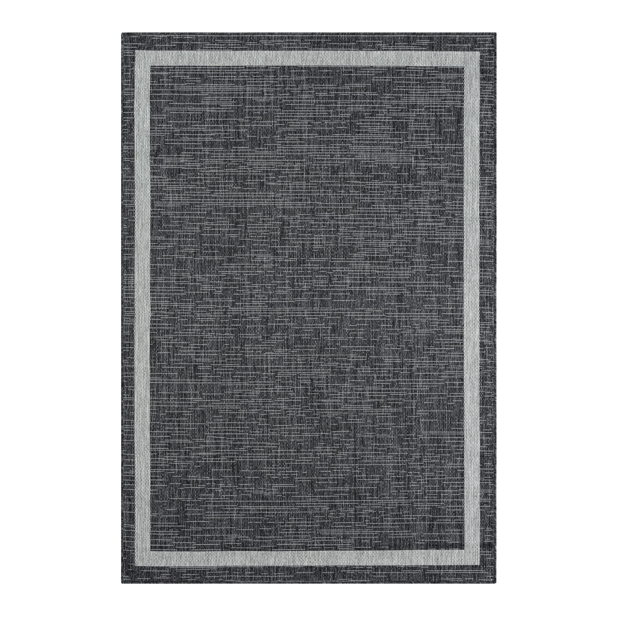 Alfresco 426 Shadow Black Rug - Indoor/Outdoor Style