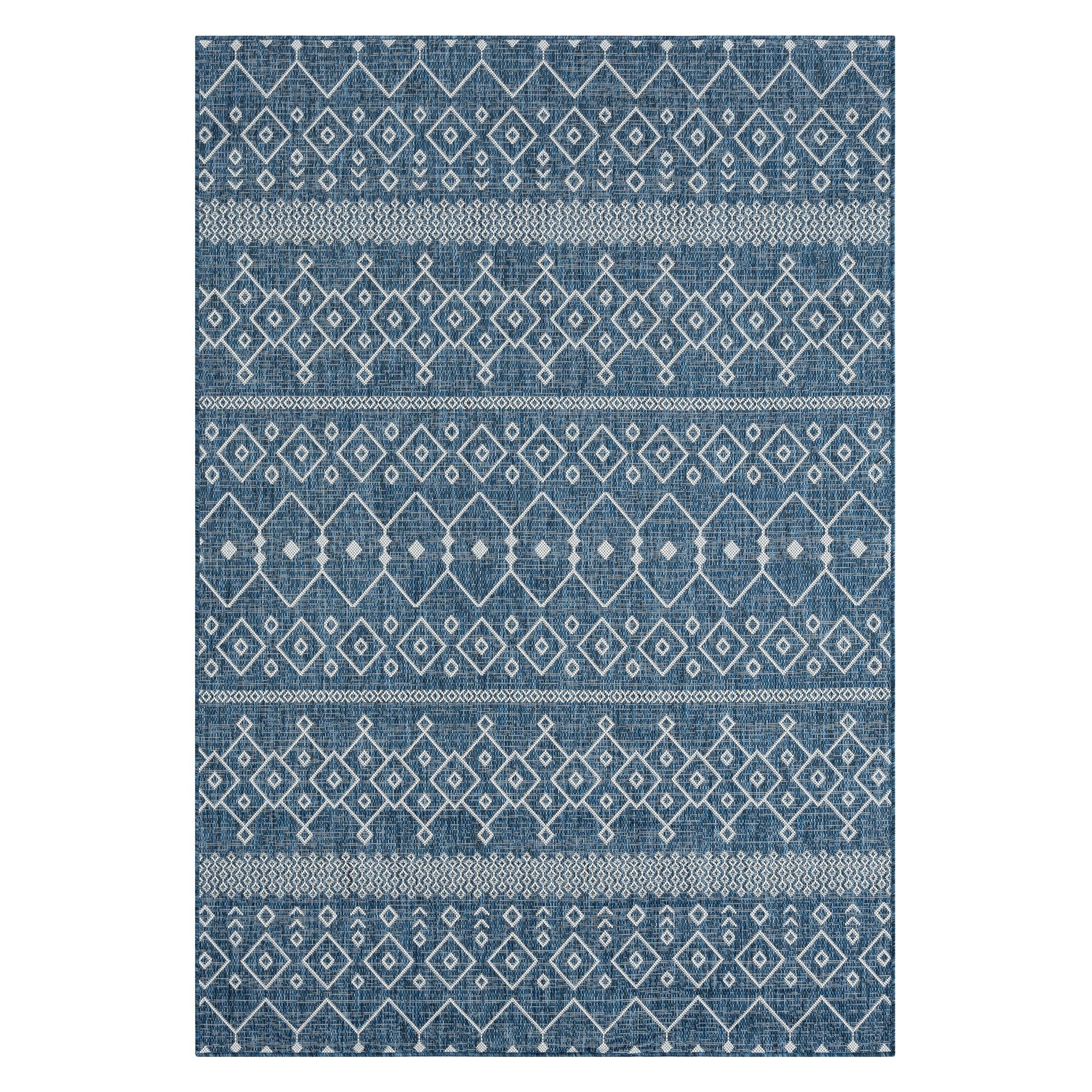 Patio 452 Ocean Light Blue Rug - Breezy Coastal Style