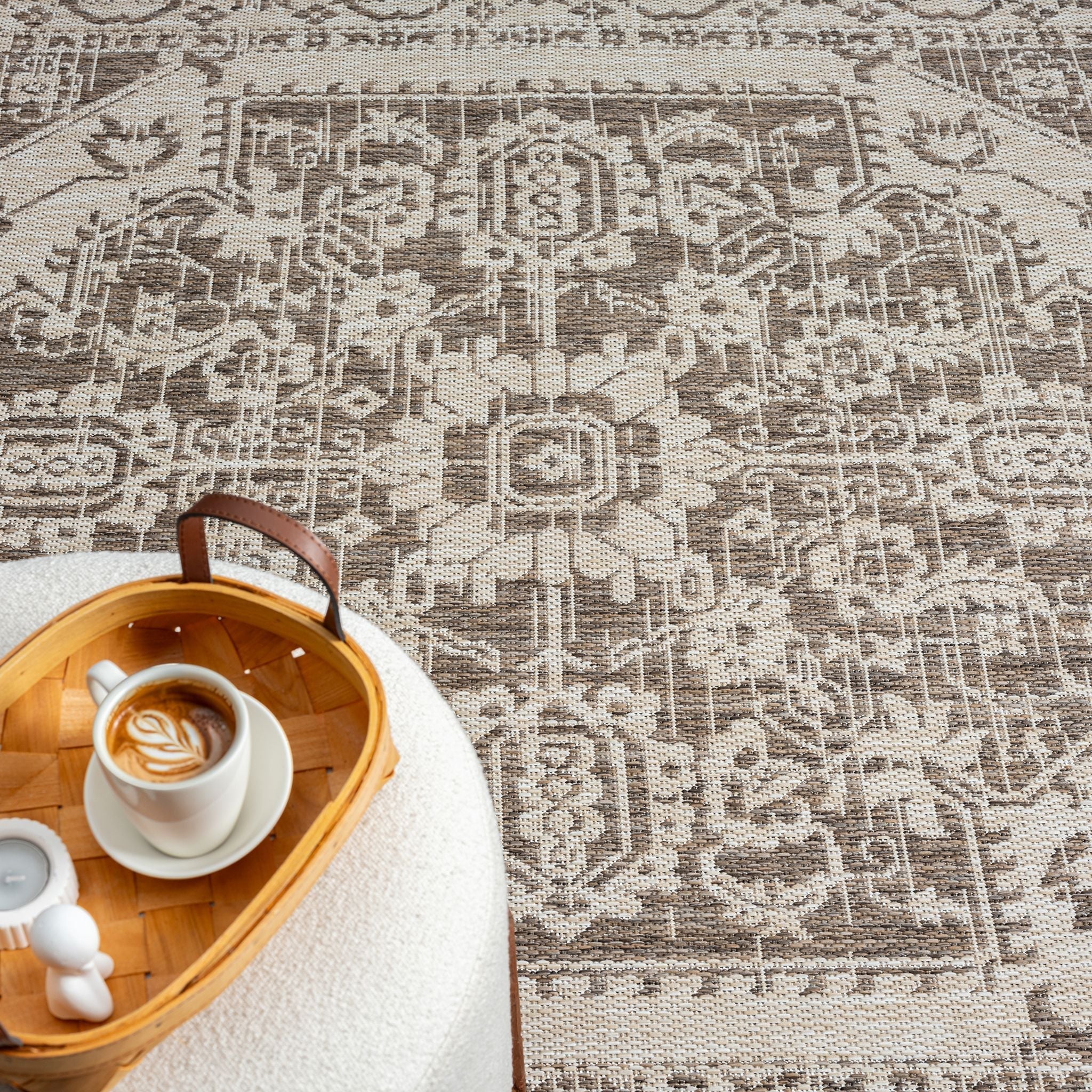 Patio 454 Honey Light Brown Rug - Warm & Inviting Rug
