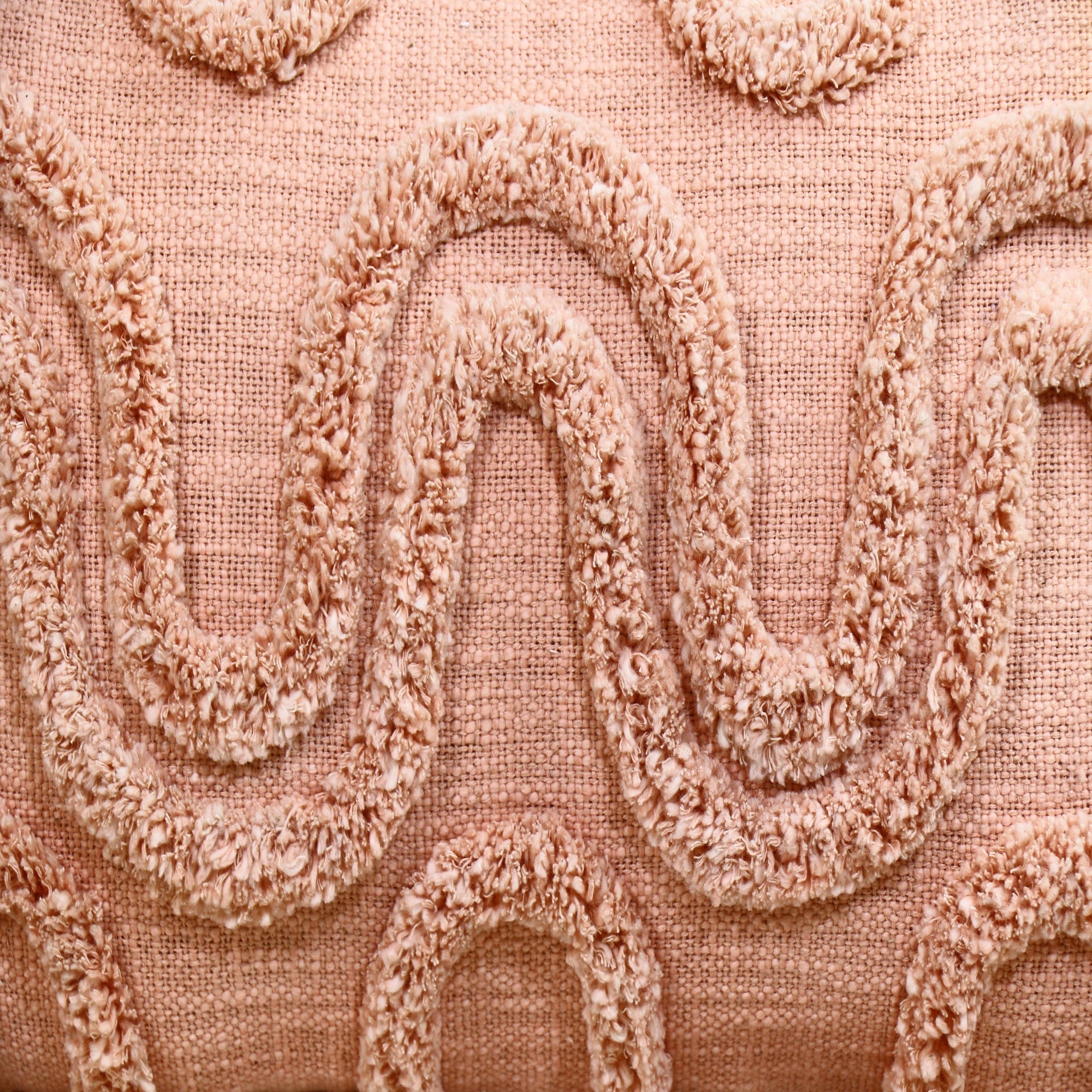 Pink Boho Moroccan Tassels Cushion Cover