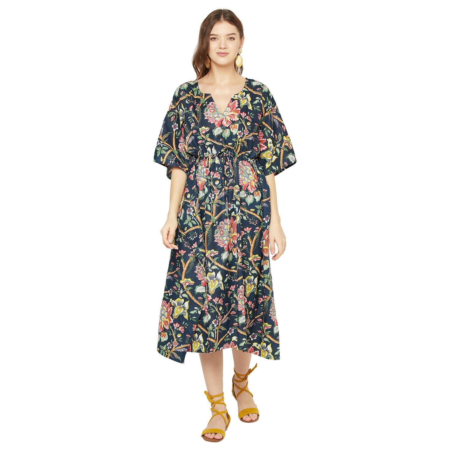 Secret Garden - 100% Cotton Kaftan