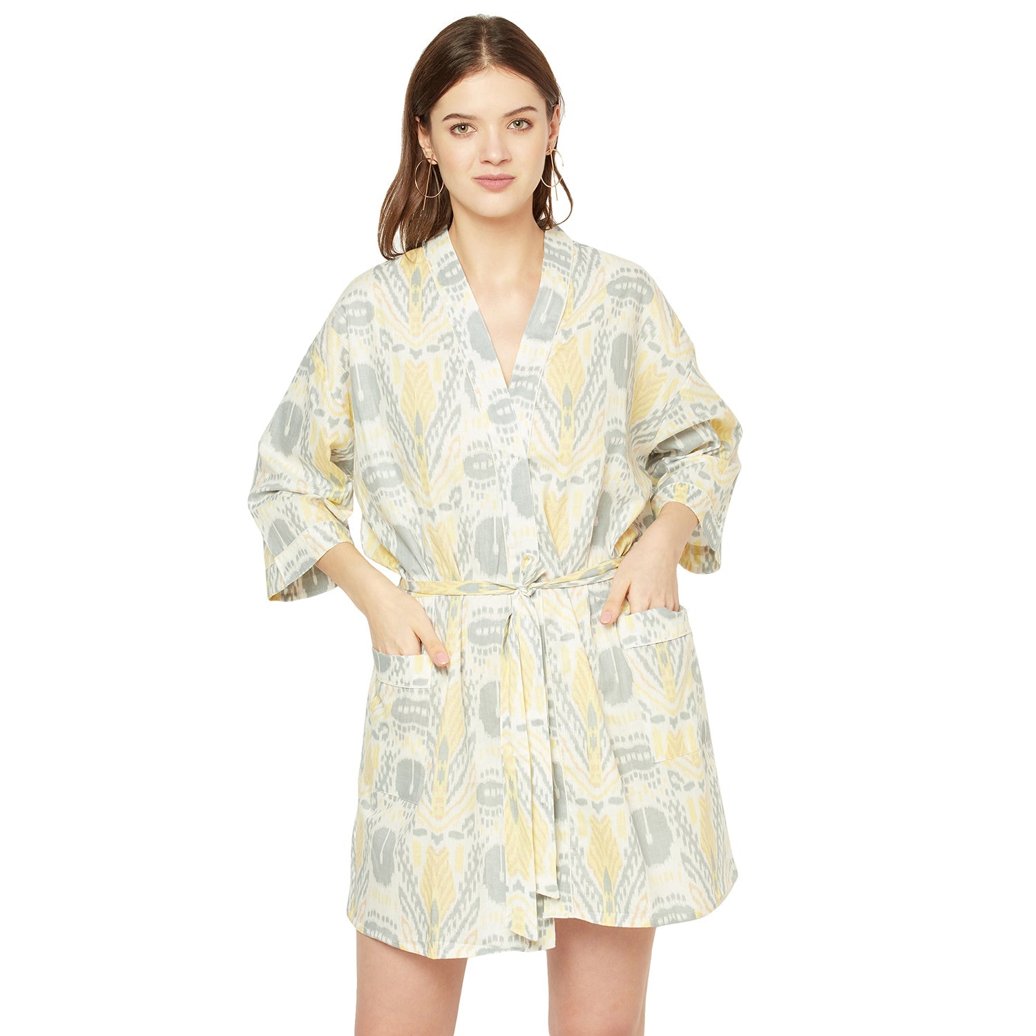 Soft & Sublime Cotton Kimono Robe - 100% Cotton