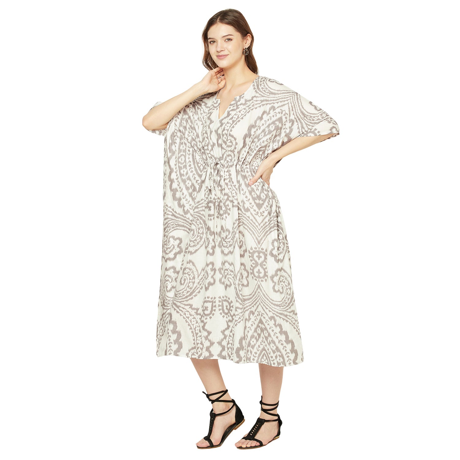 Serene Getaway - 100% Cotton Kaftan