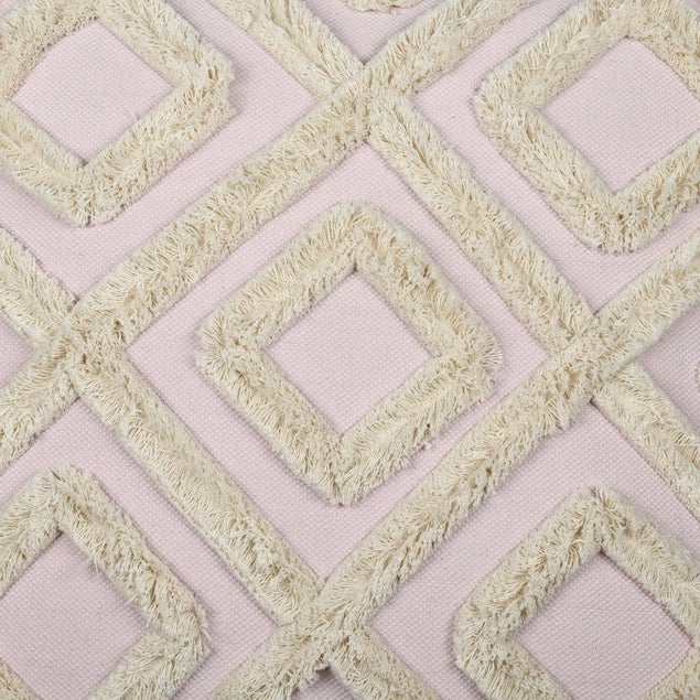 Textures & Tassels Wool Cushion Cover - Handwoven