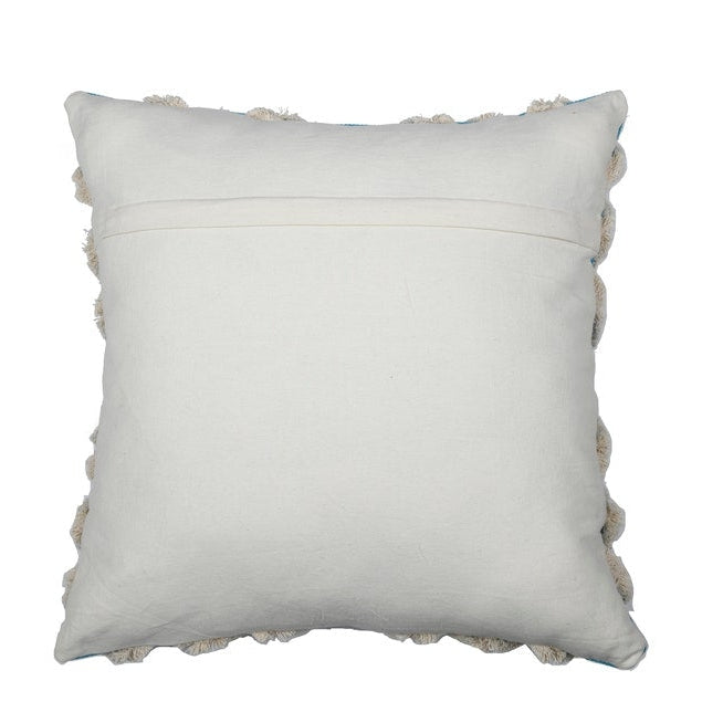 Textures & Tassels Wool Cushion Cover - Handwoven