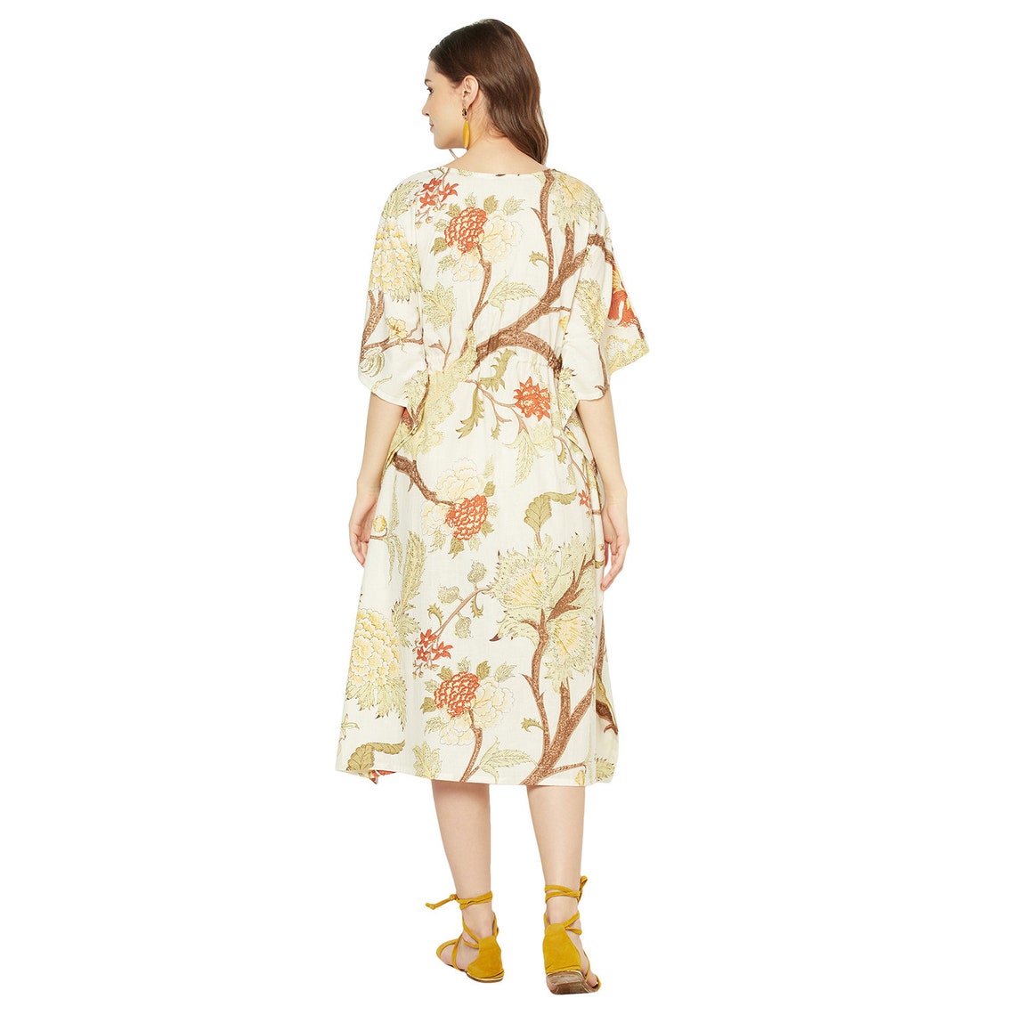 Forest Fantasia - 100% Cotton Kaftan