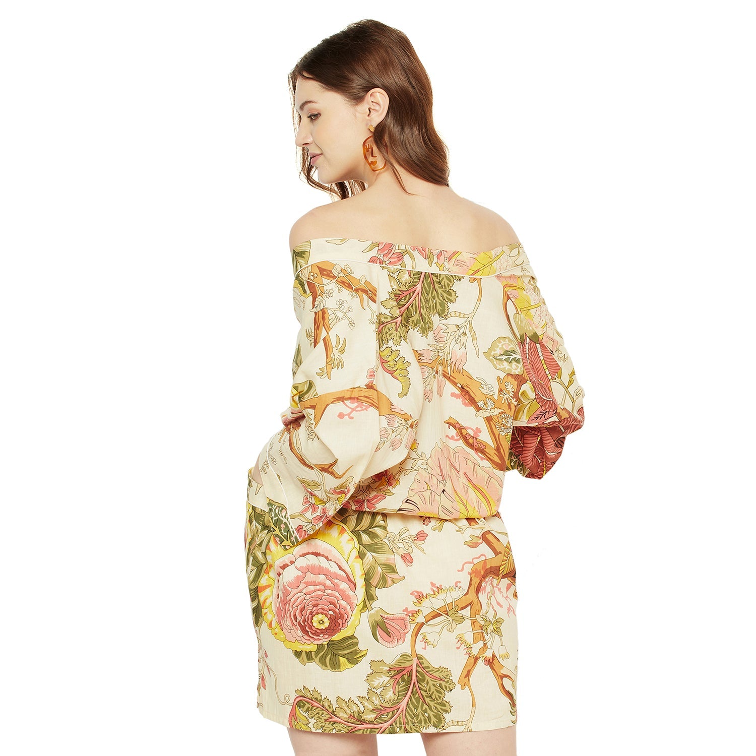 Tropical Retreat - 100% Cotton Kimono Robe