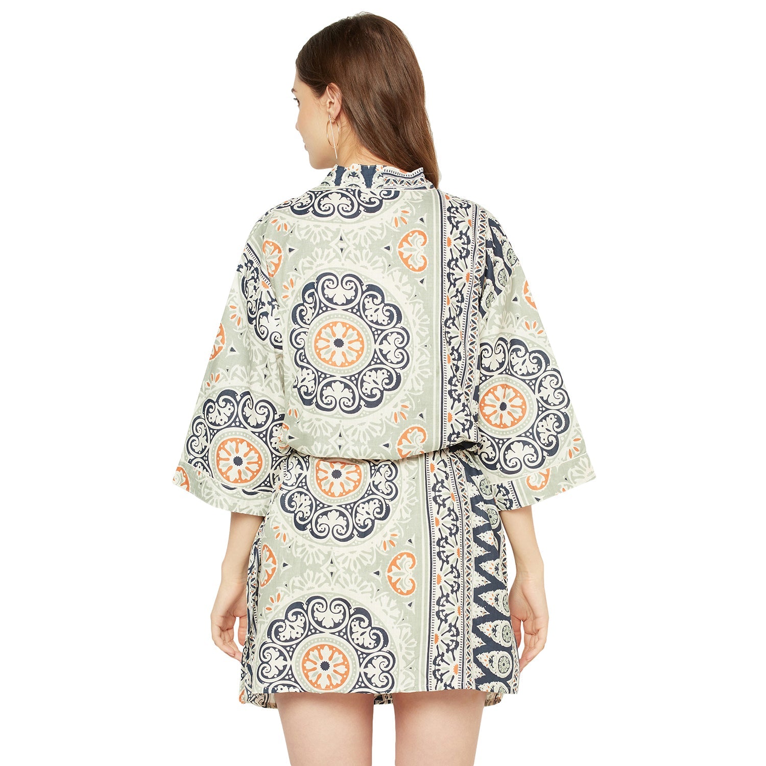 Frida's Allure - 100% Cotton Kimono Robe