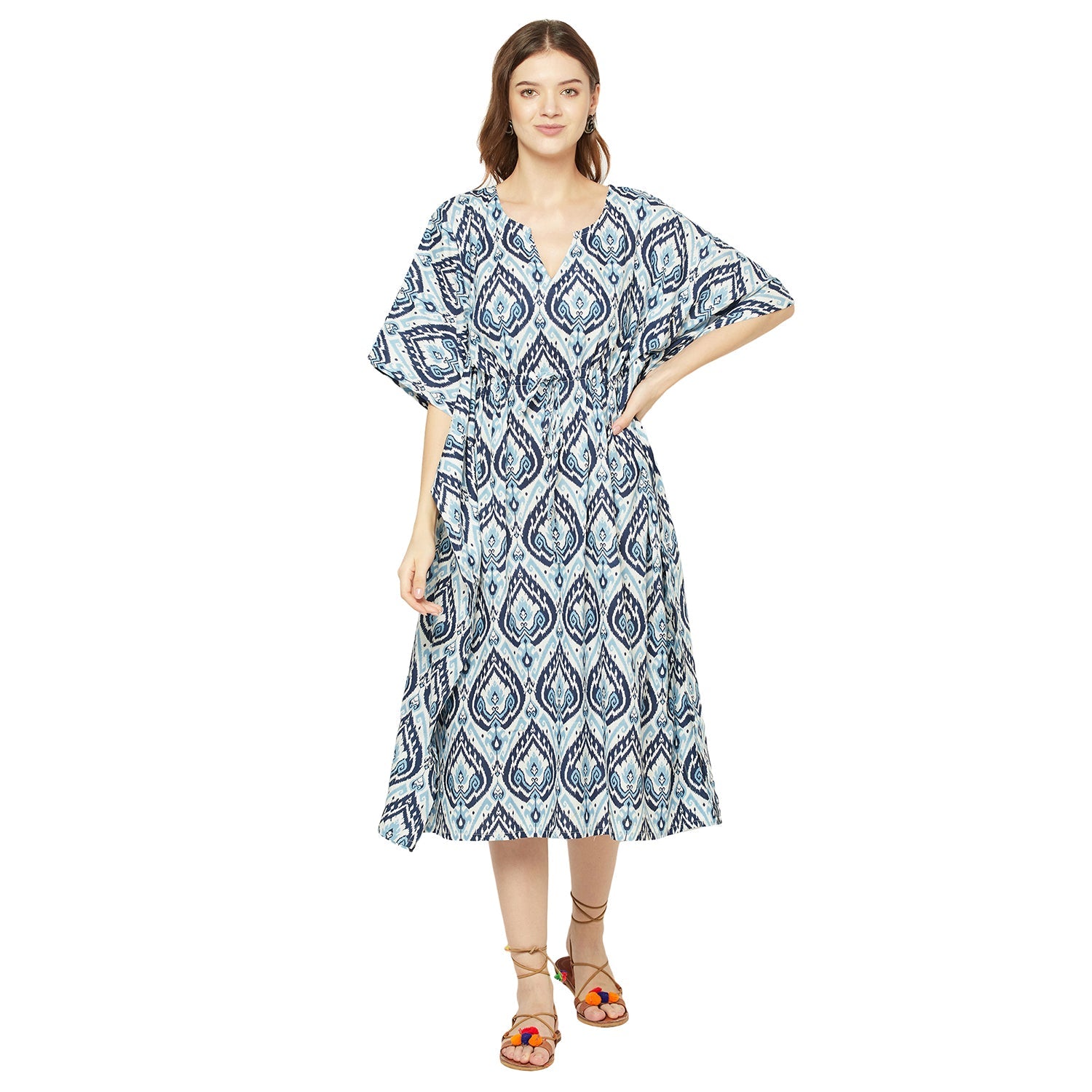 Tranquil Tones - 100% Cotton Kaftan