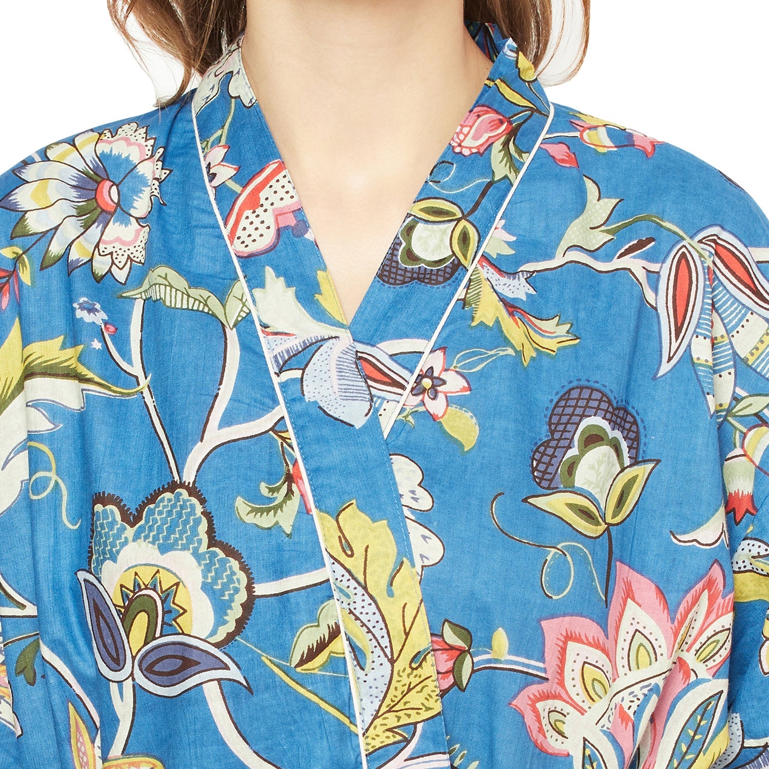 Turkish Dreams - Floral Kimono Bathrobe, Cover-Up
