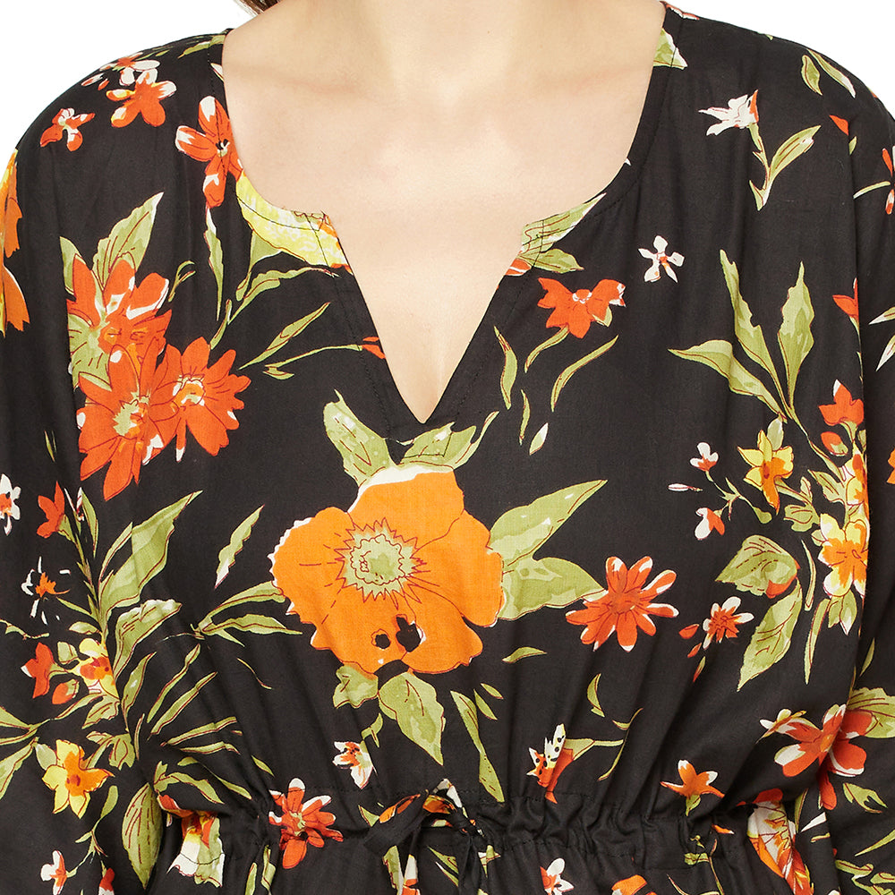 Blossom and Bloom Cotton Kaftan - 100% Cotton