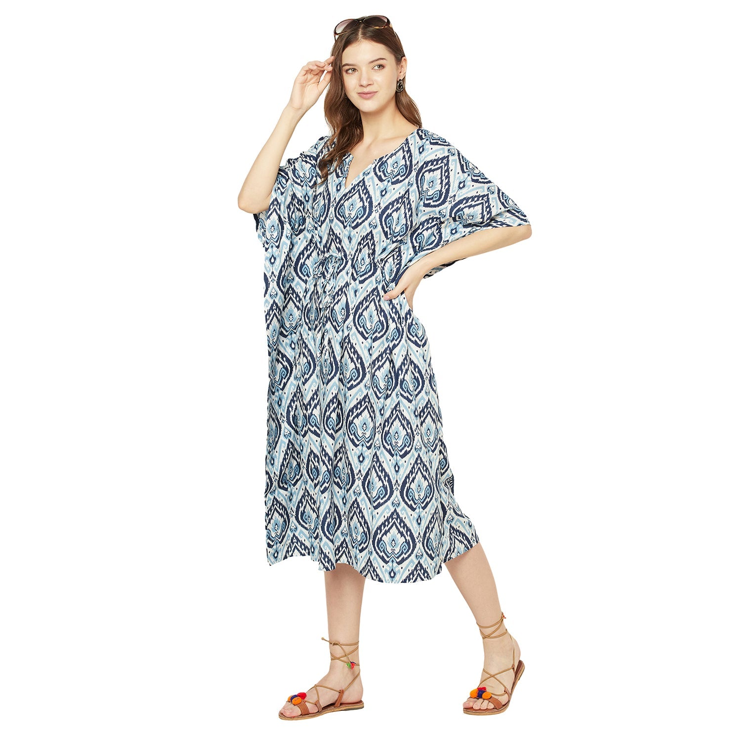 Tranquil Tones - 100% Cotton Kaftan