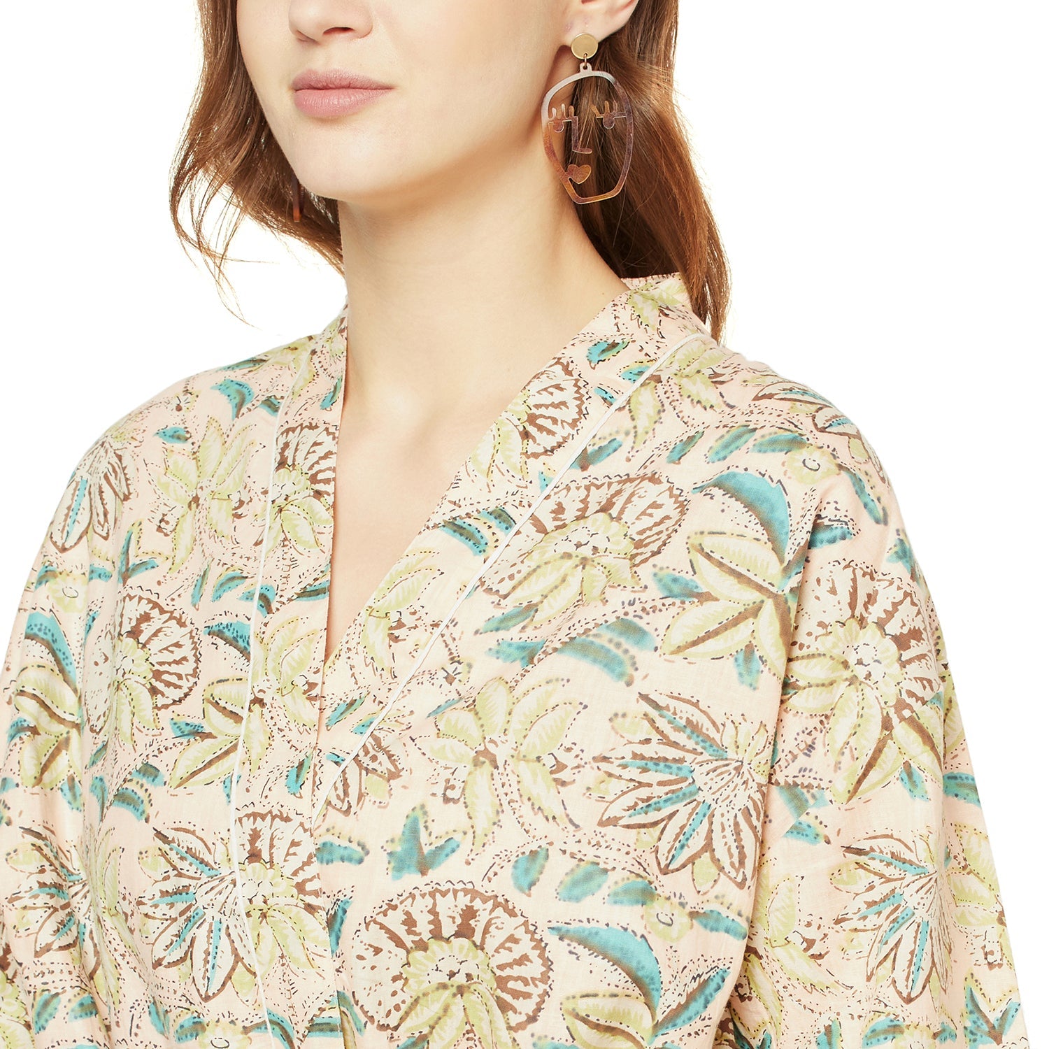 Mystic Oasis - 100% Cotton Kimono Robe