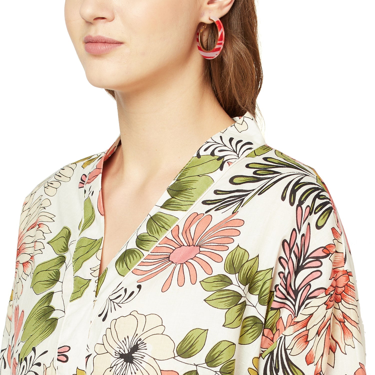 Calm Retreat Cotton Kimono Robe - 100% Cotton