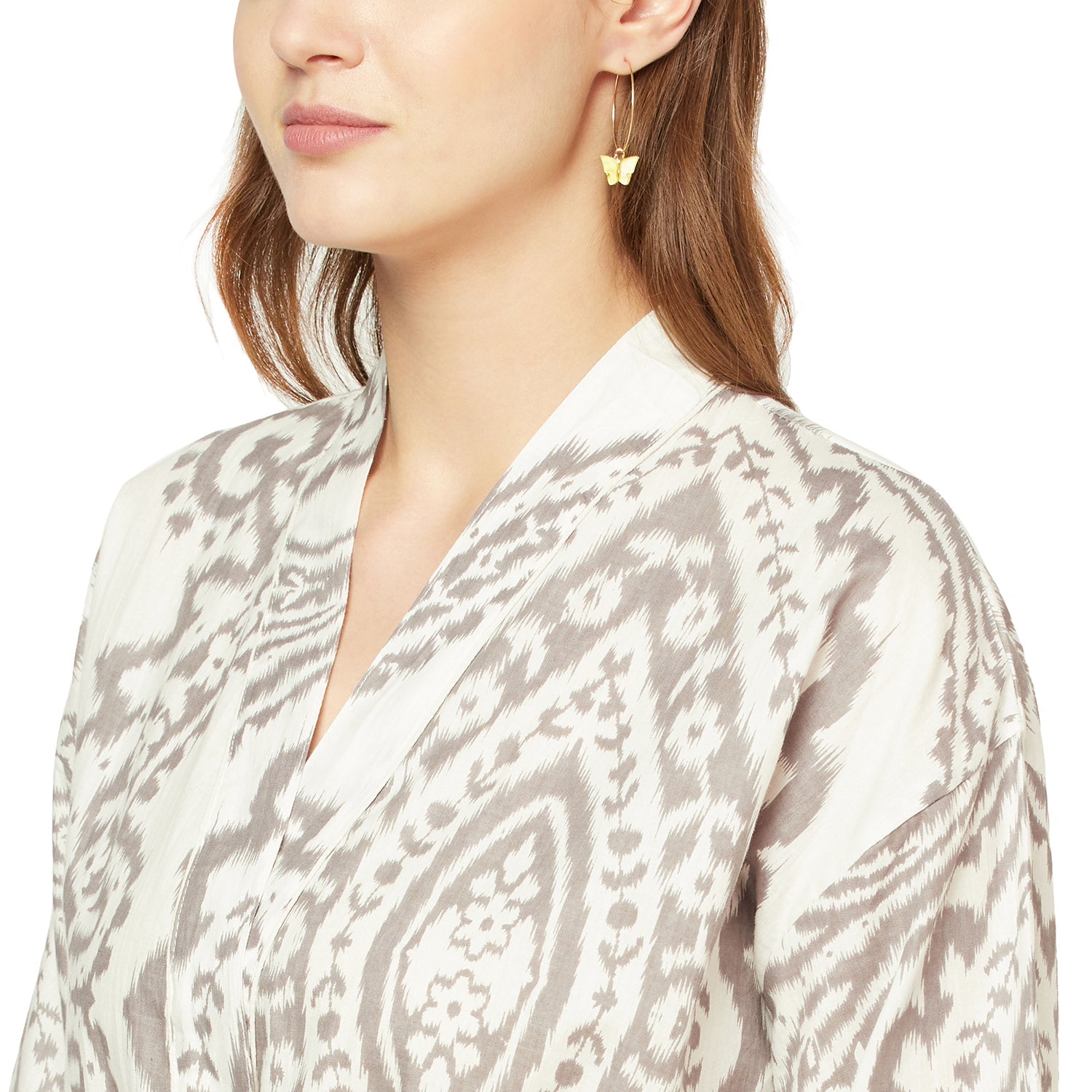 Serene Haven Cotton Kimono Robe - 100% Cotton