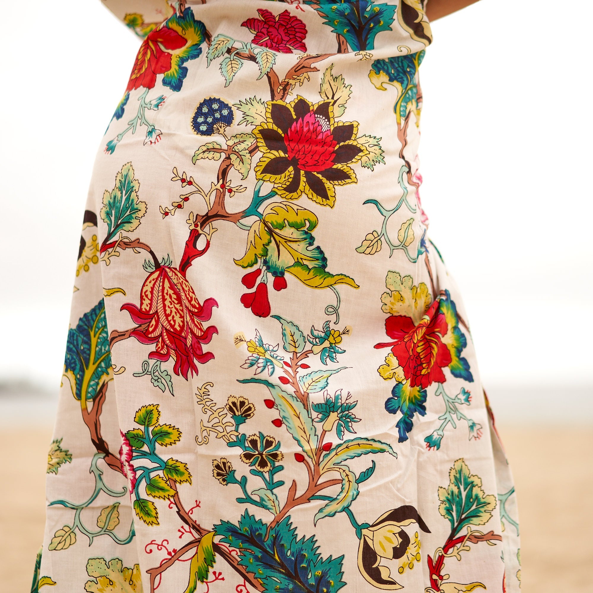 Eternal Roots Cotton Kaftan | Timeless Appeal