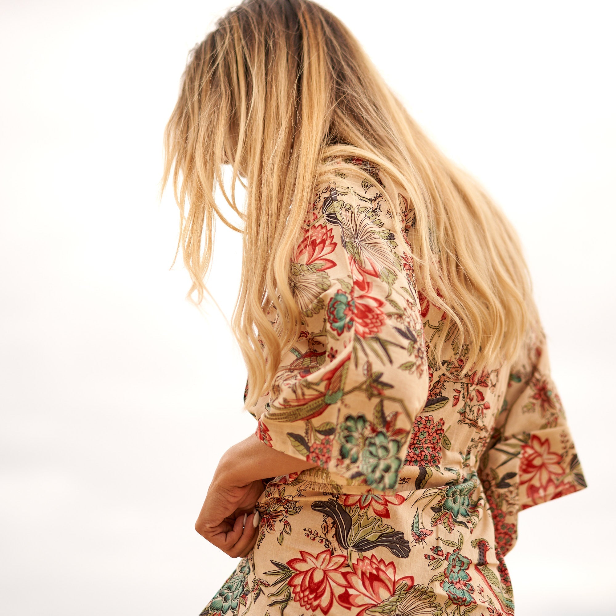 Tropical Paradise Cotton Kaftan | Island Vibe