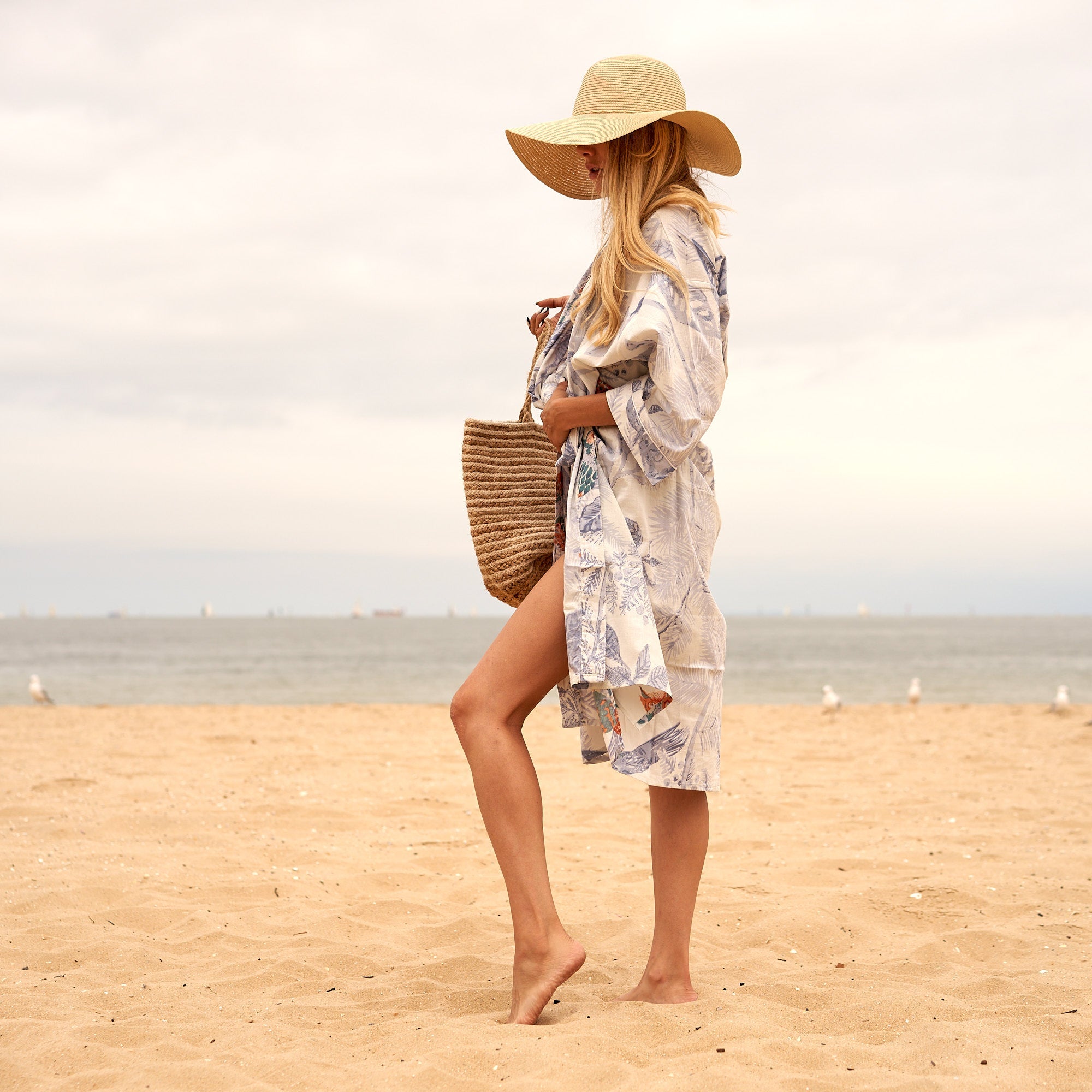 Night Owl's Dream Cotton Kimono | Mystical Appeal