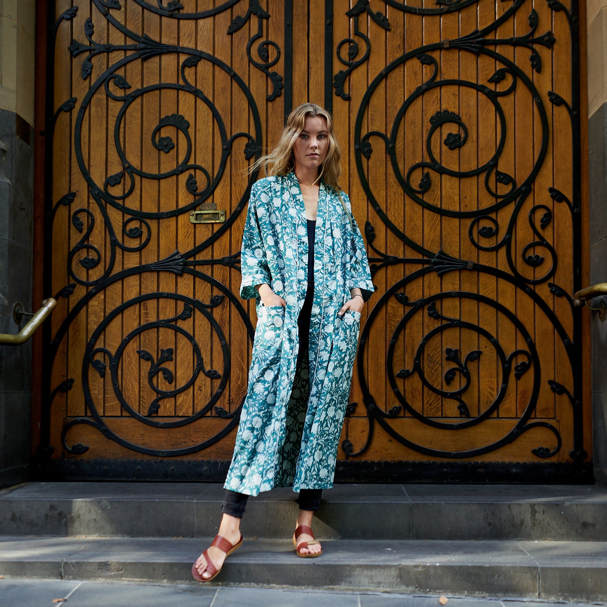 Endless Summer 100% Cotton Kimono Robe