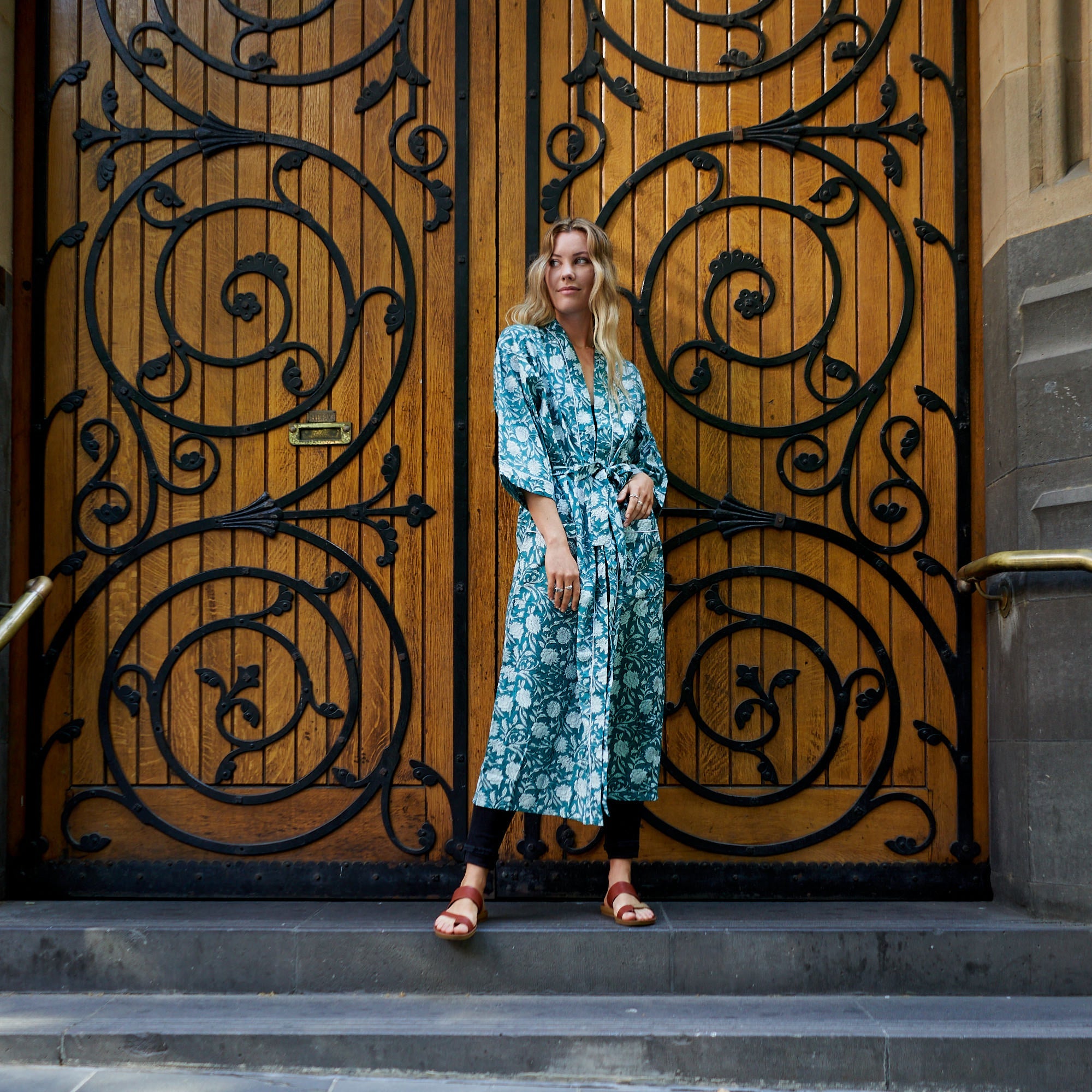 Endless Summer 100% Cotton Kimono Robe