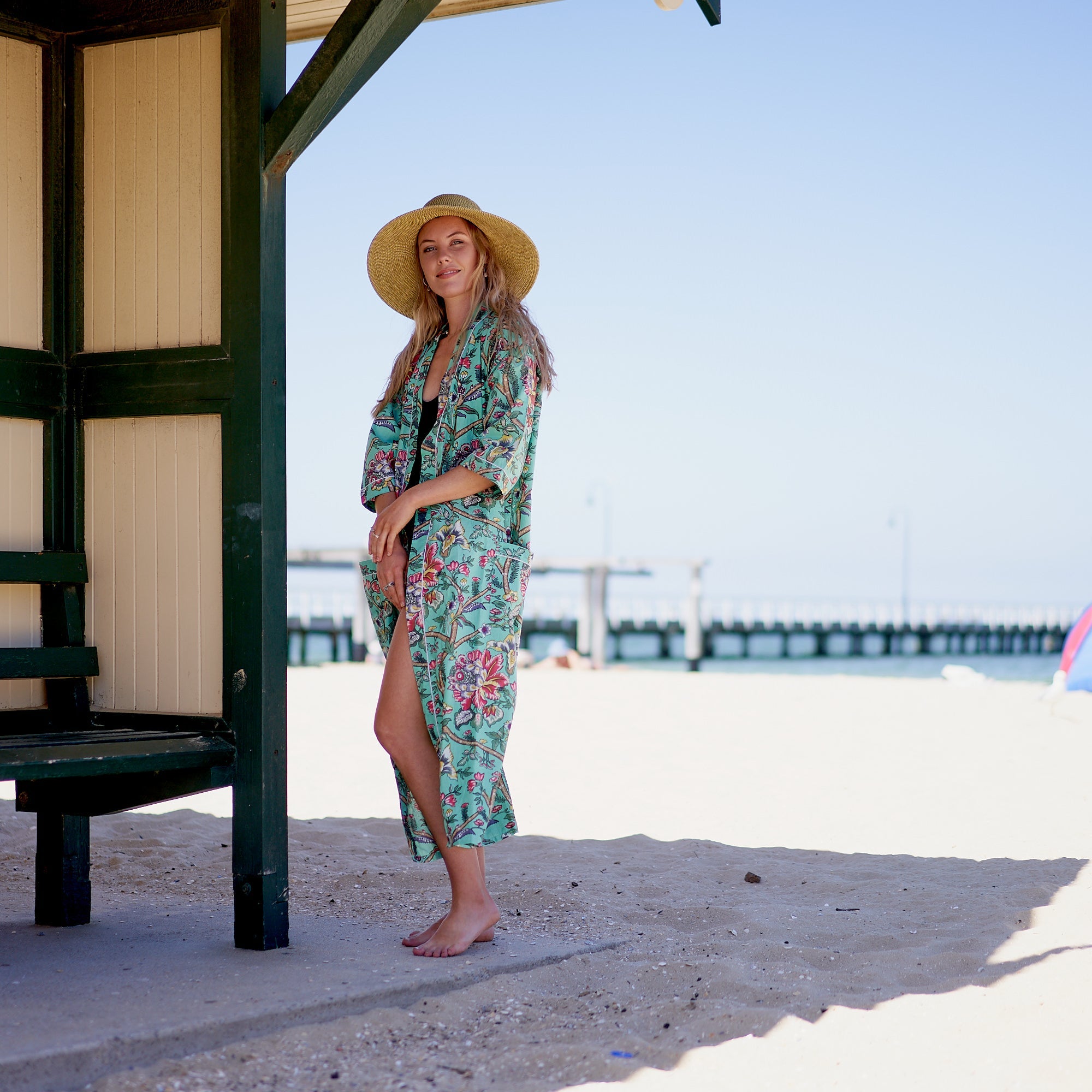 Rest & Relaxation Cotton Kimono Robe