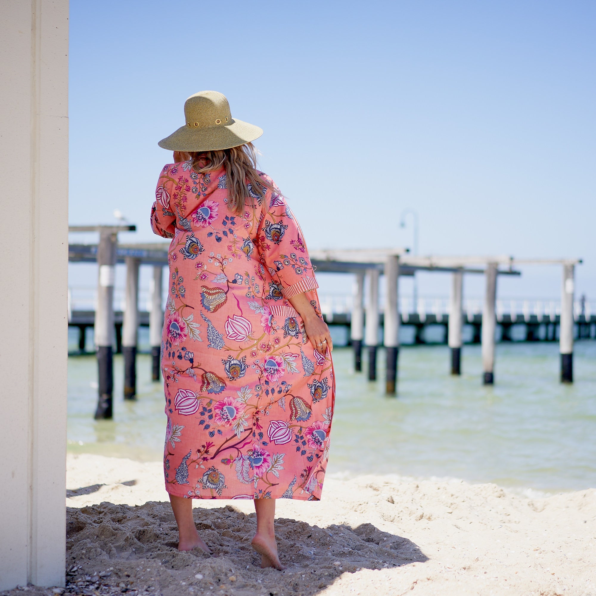 Island Soul 100% Cotton Kimono Robe