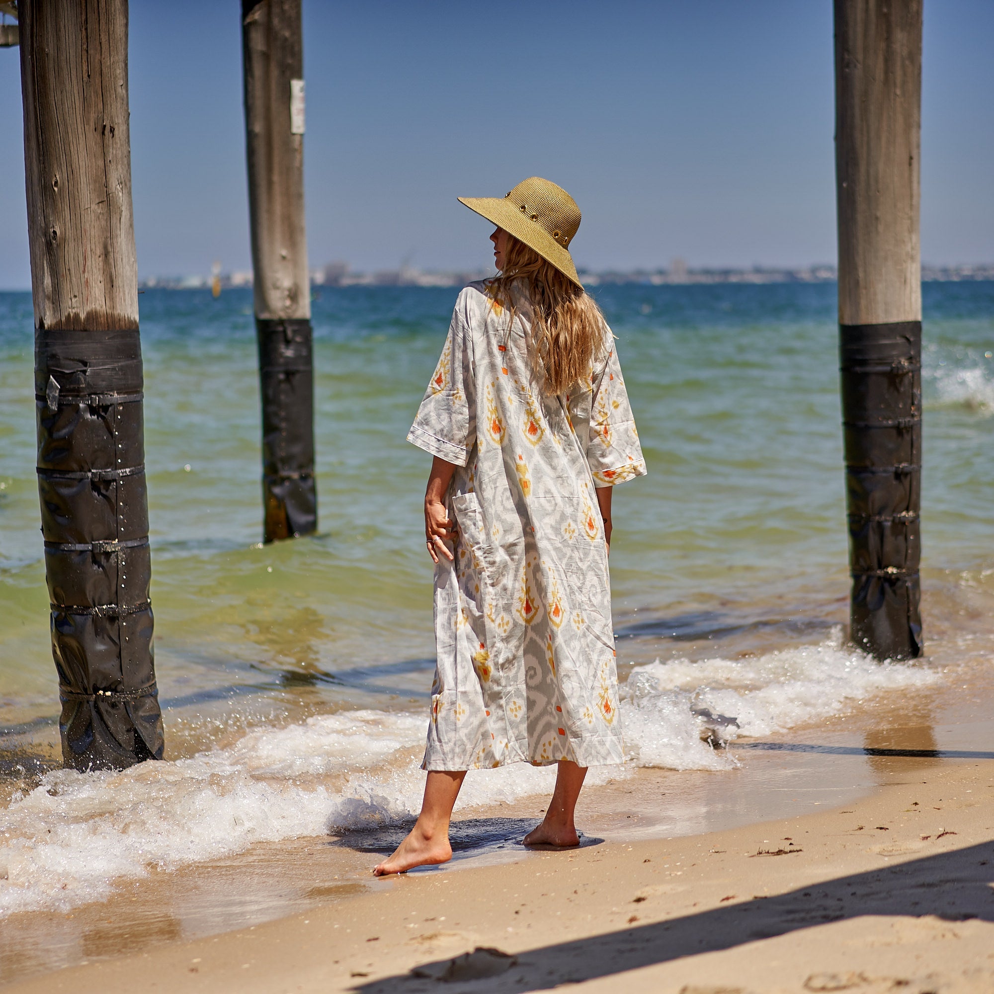Forever Summer 100% Cotton Kimono Robe