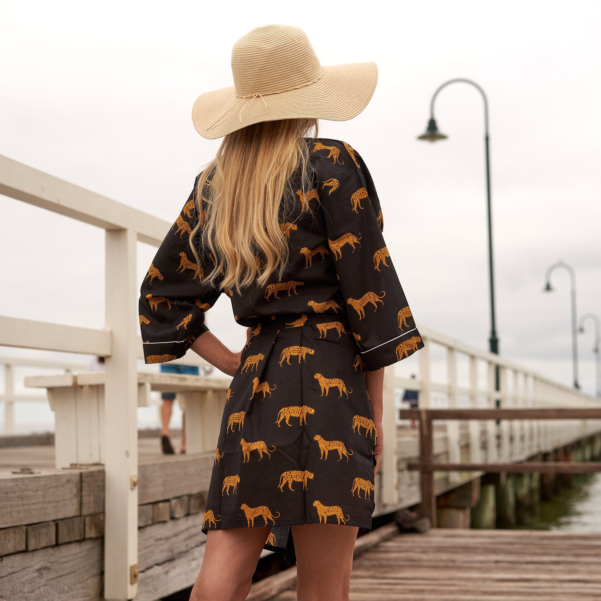 Captivating Cheetah Cotton Kimono | Animal Print