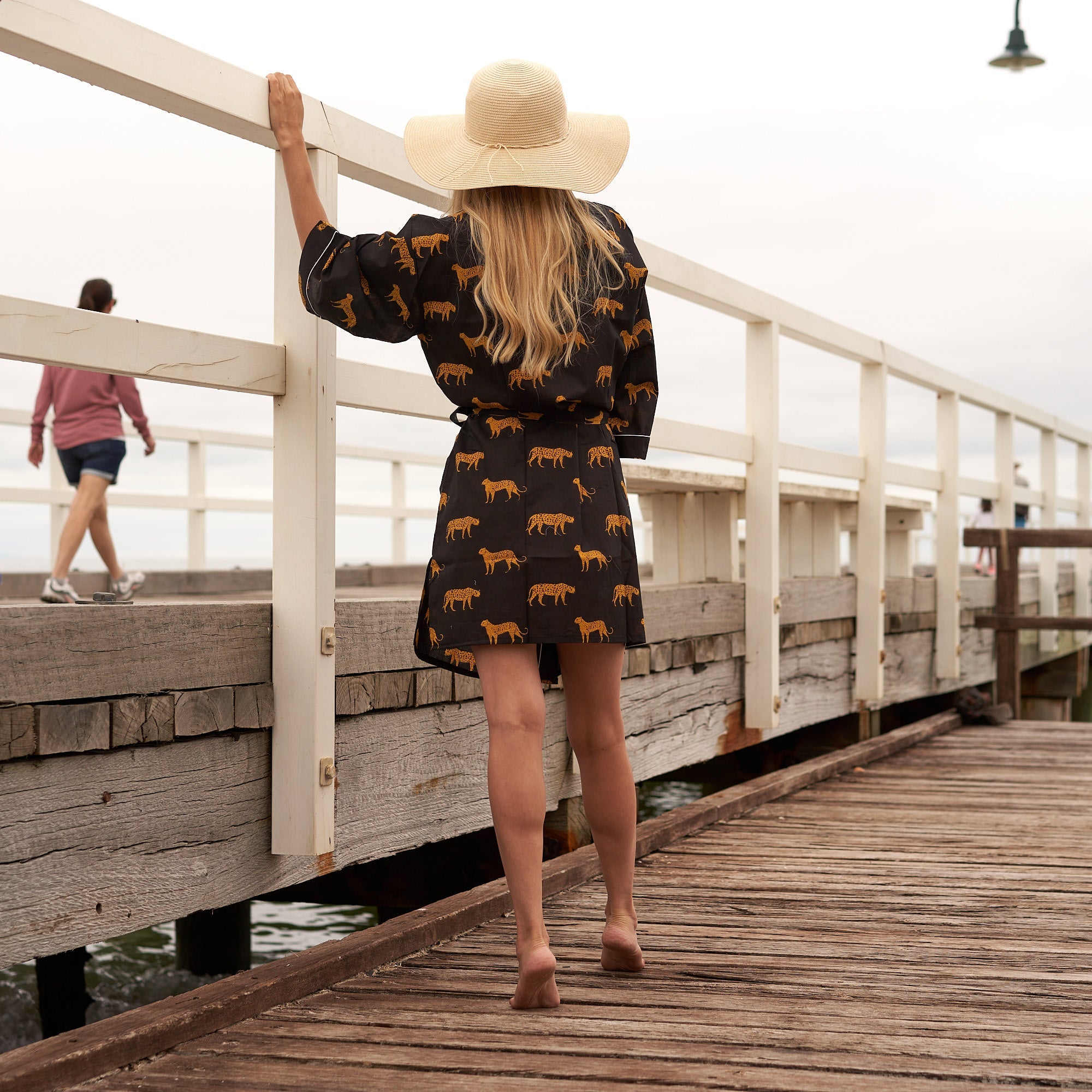 Captivating Cheetah Cotton Kimono | Animal Print