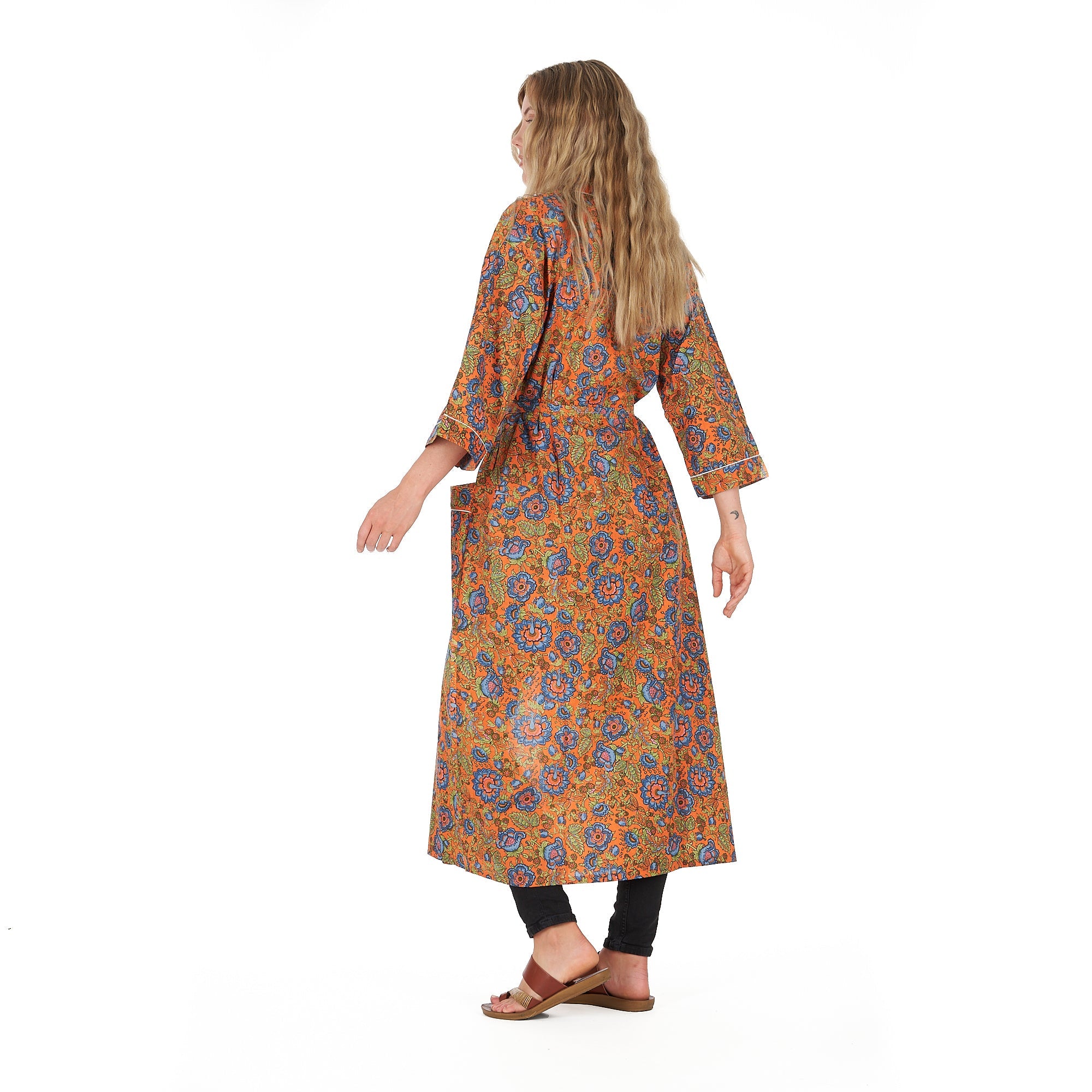 Lounge In Style Cotton Kimono Robe