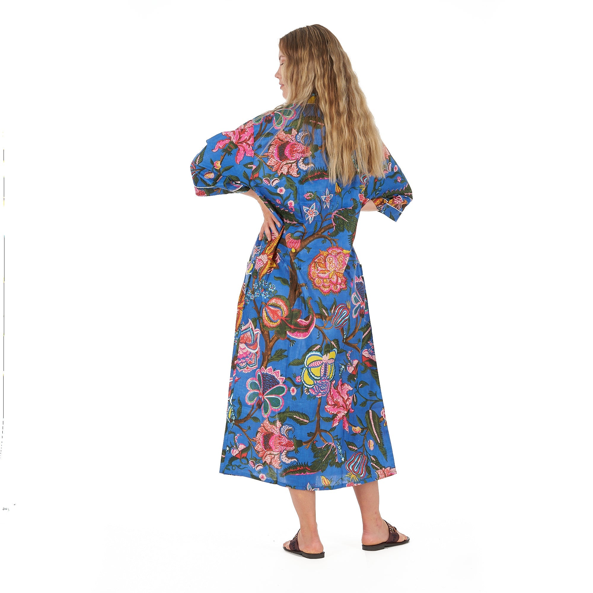 Boldly Beautiful Cotton Kimono Robe