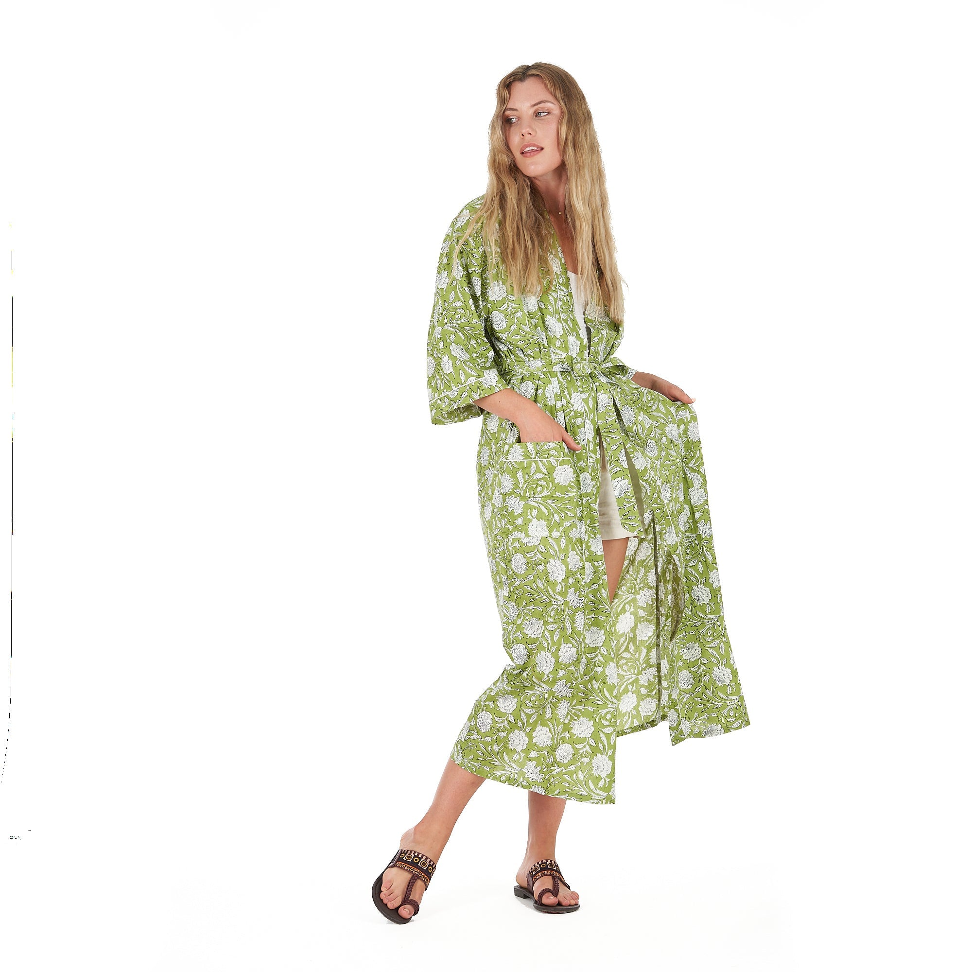 Soothing Sanctuary Cotton Kimono Robe