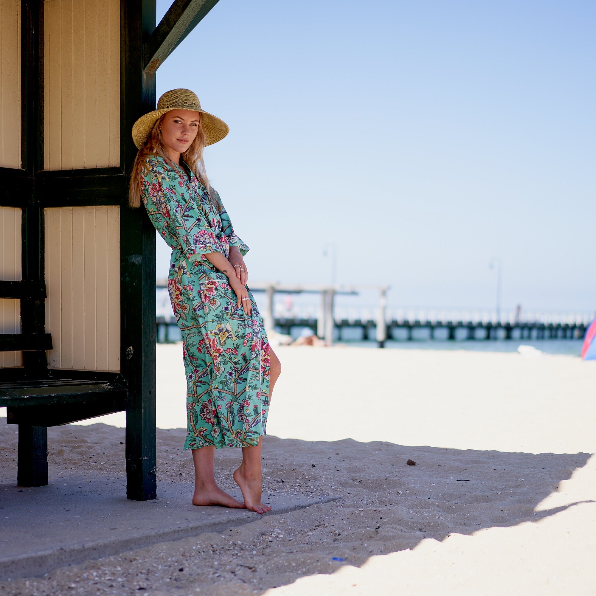 Rest & Relaxation Cotton Kimono Robe