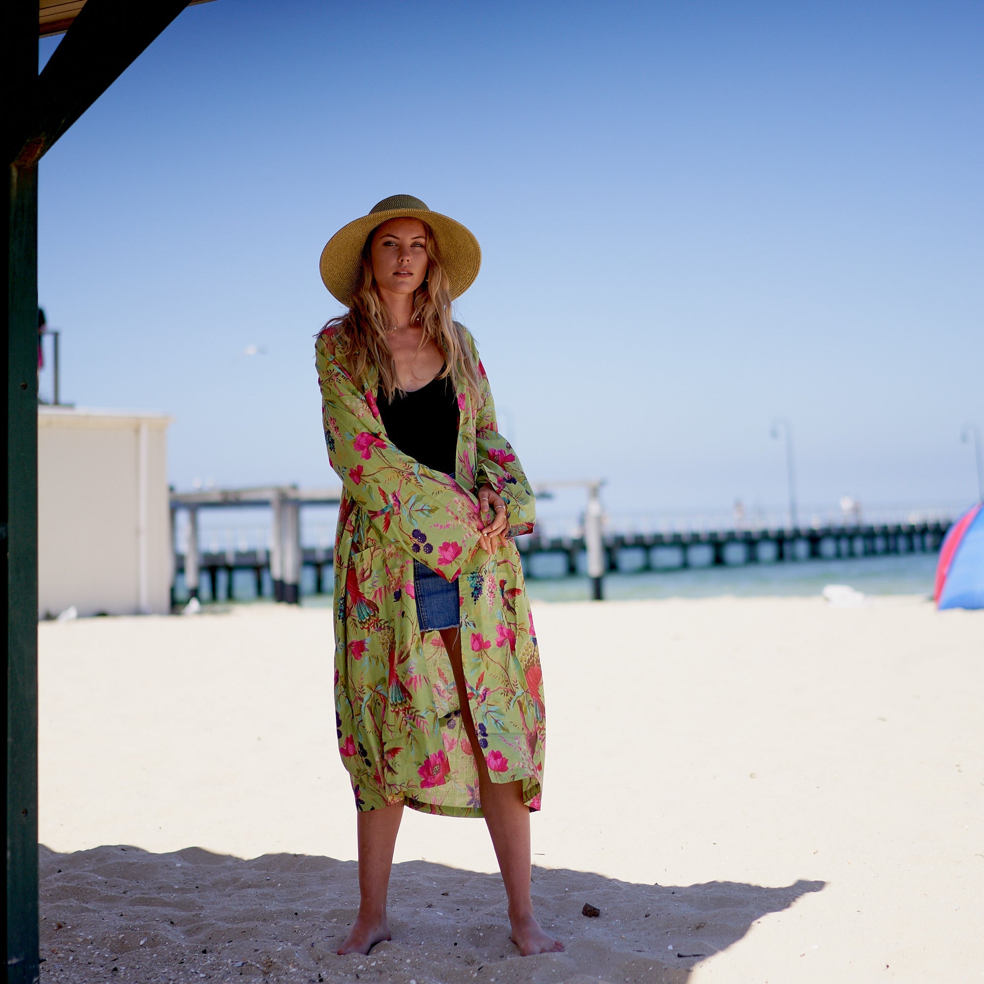 Weekend Escape Cotton Kimono Robe