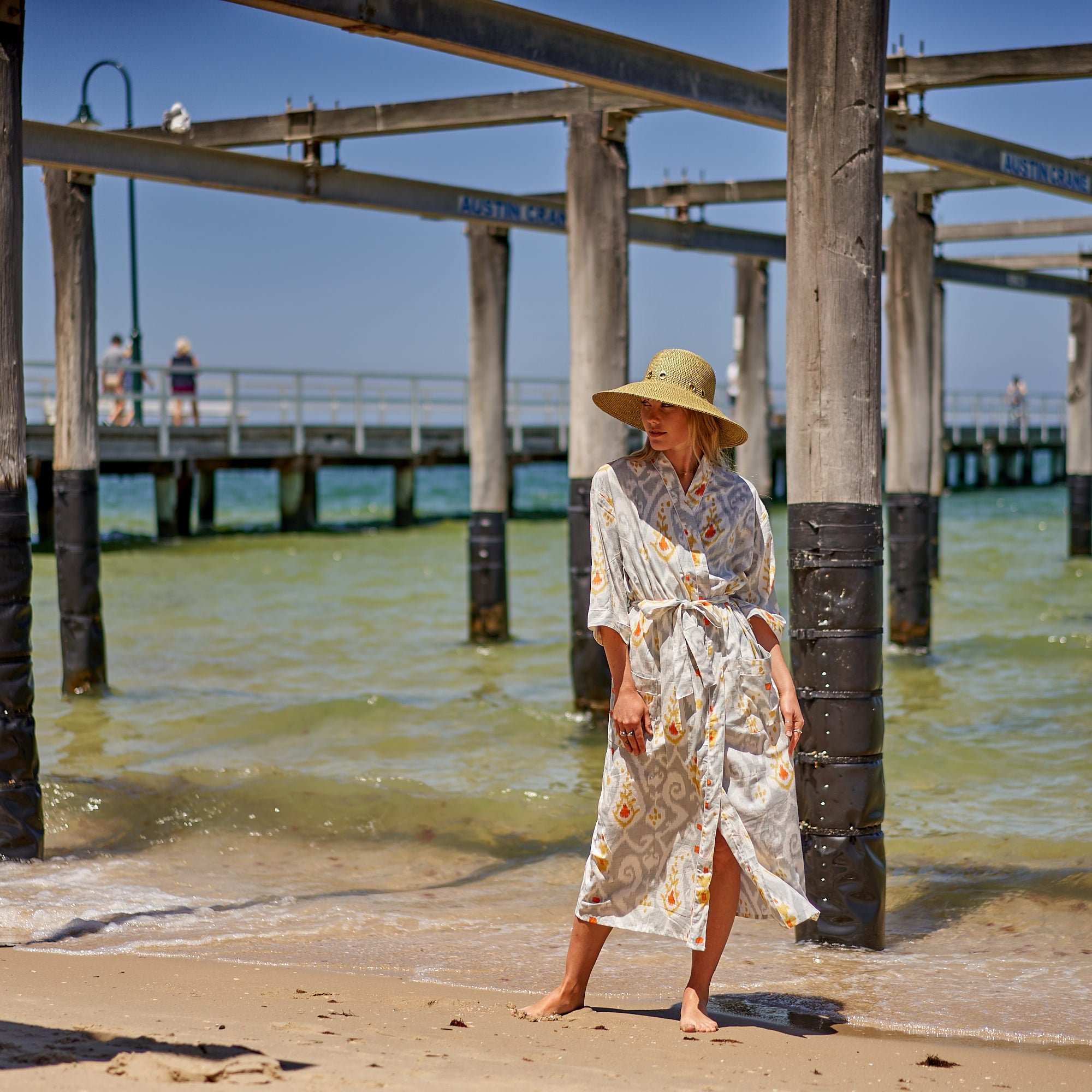 Forever Summer 100% Cotton Kimono Robe