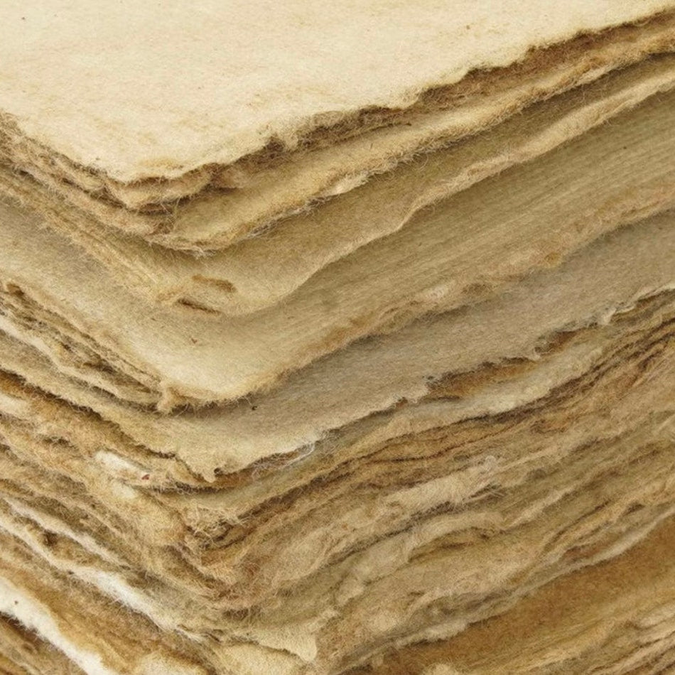 Vintage Cowhide Journal - Brown Patches | Unique