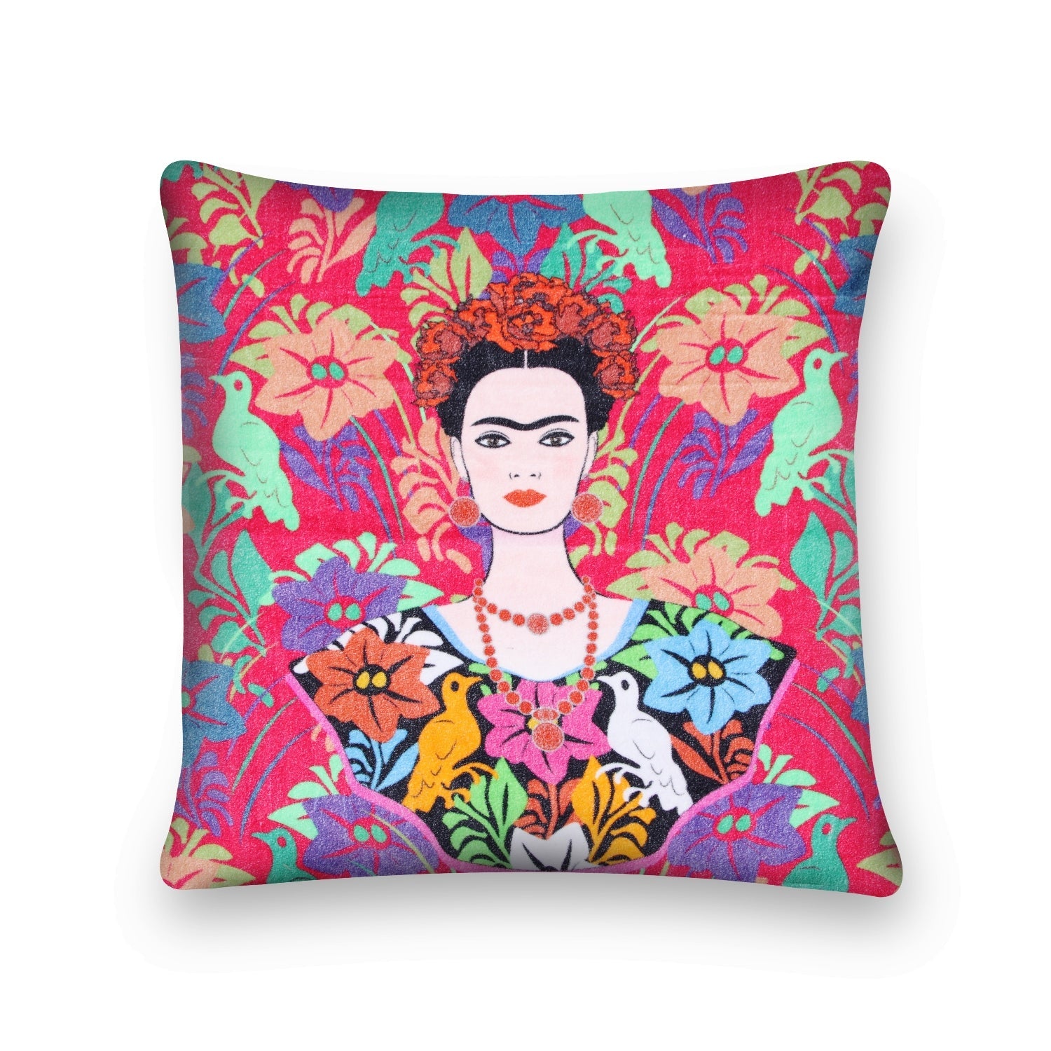 Forest Dreams Velvet Cushion – Rustic Charm