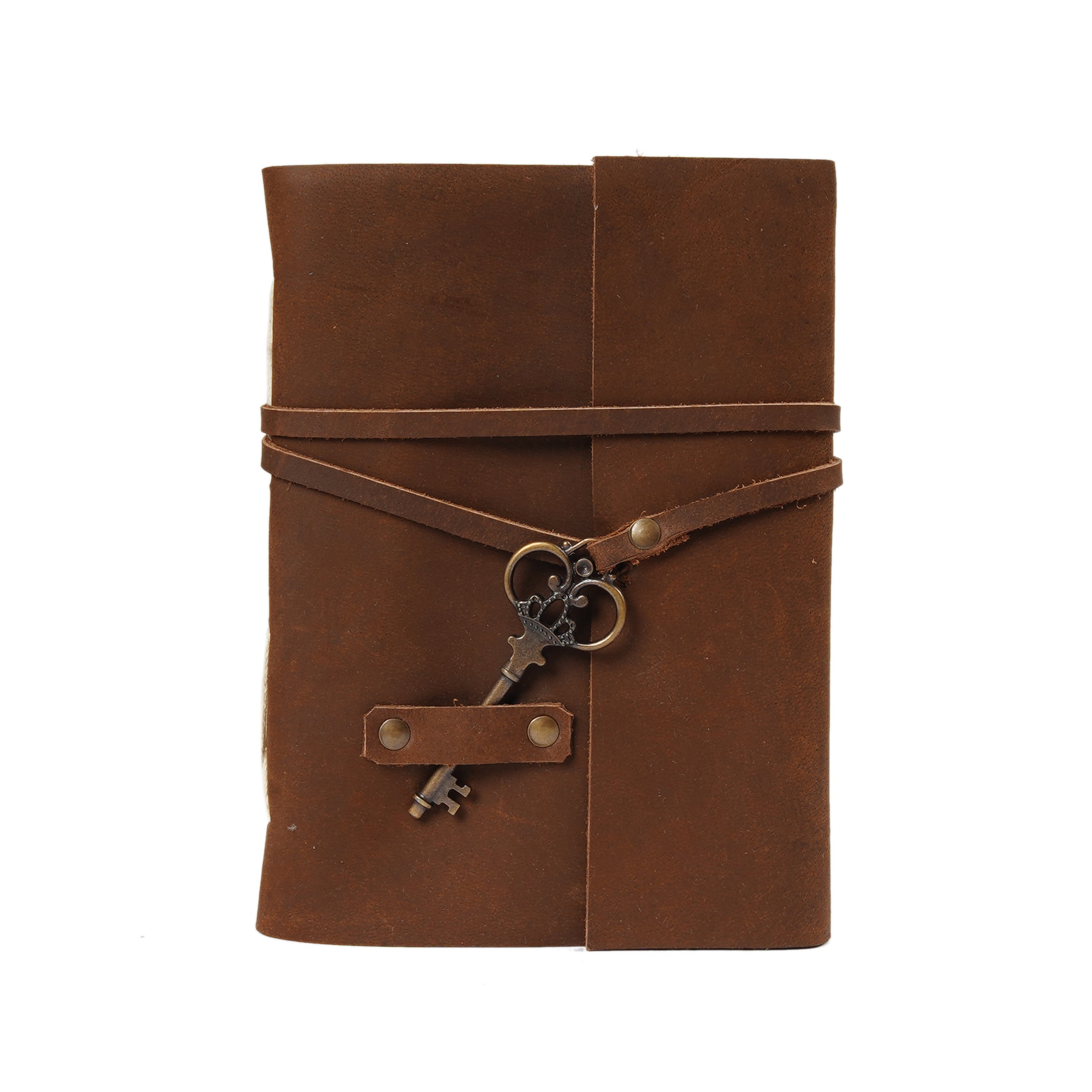 Key to Paradise Vintage Leather Journal