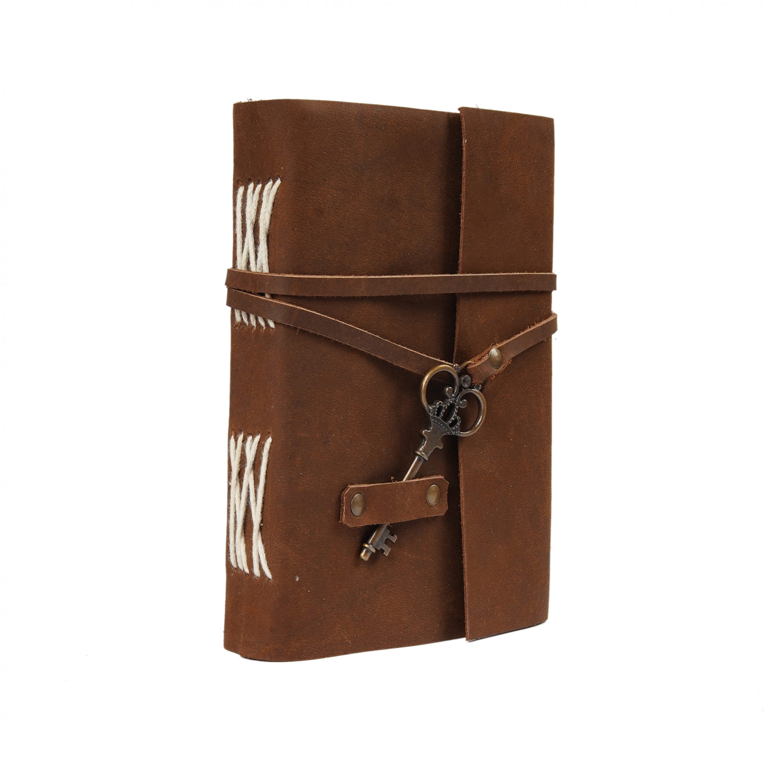 Key to Paradise Vintage Leather Journal