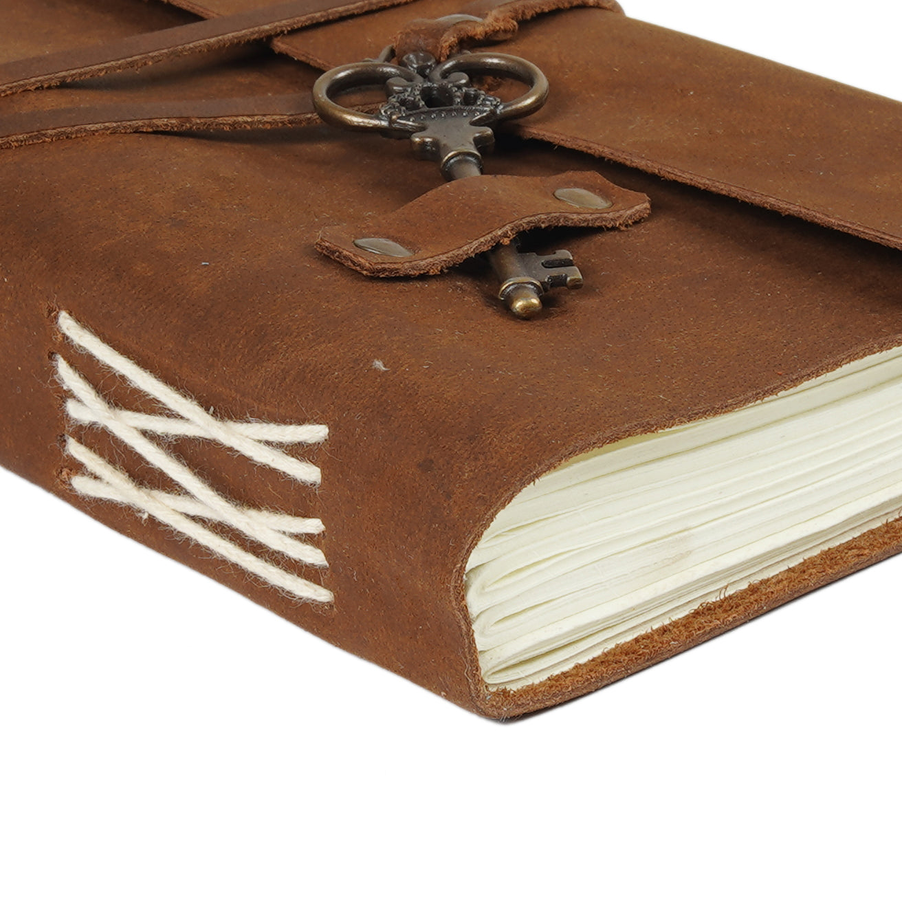 Key to Paradise Vintage Leather Journal