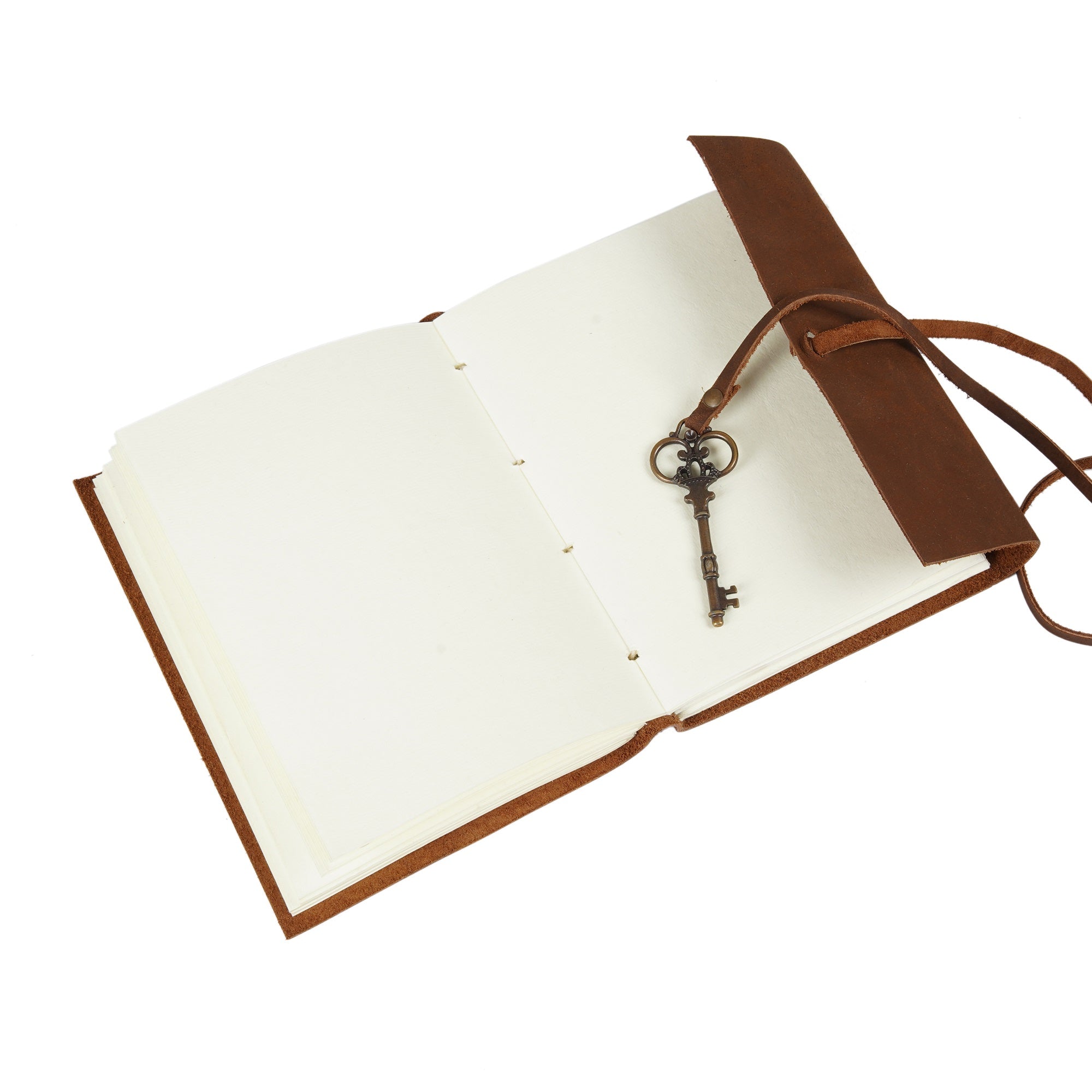 Key to Paradise Vintage Leather Journal