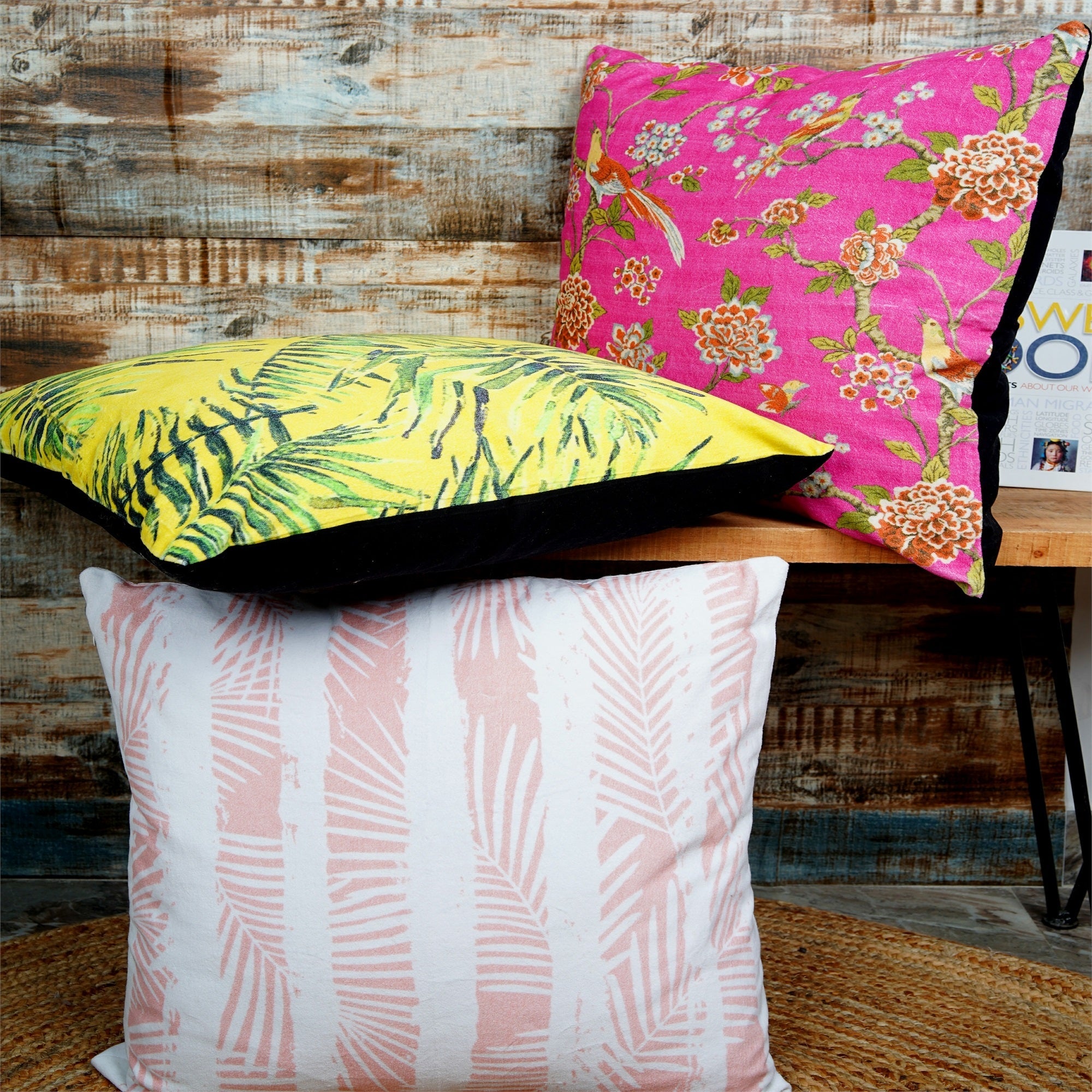 Whimsical Wings - Cotton Velvet Cushion Cover