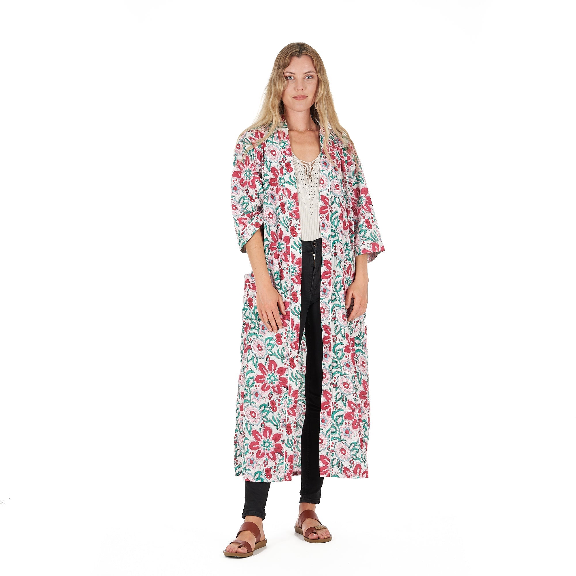 Cozy Couture Cotton Kimono Robe