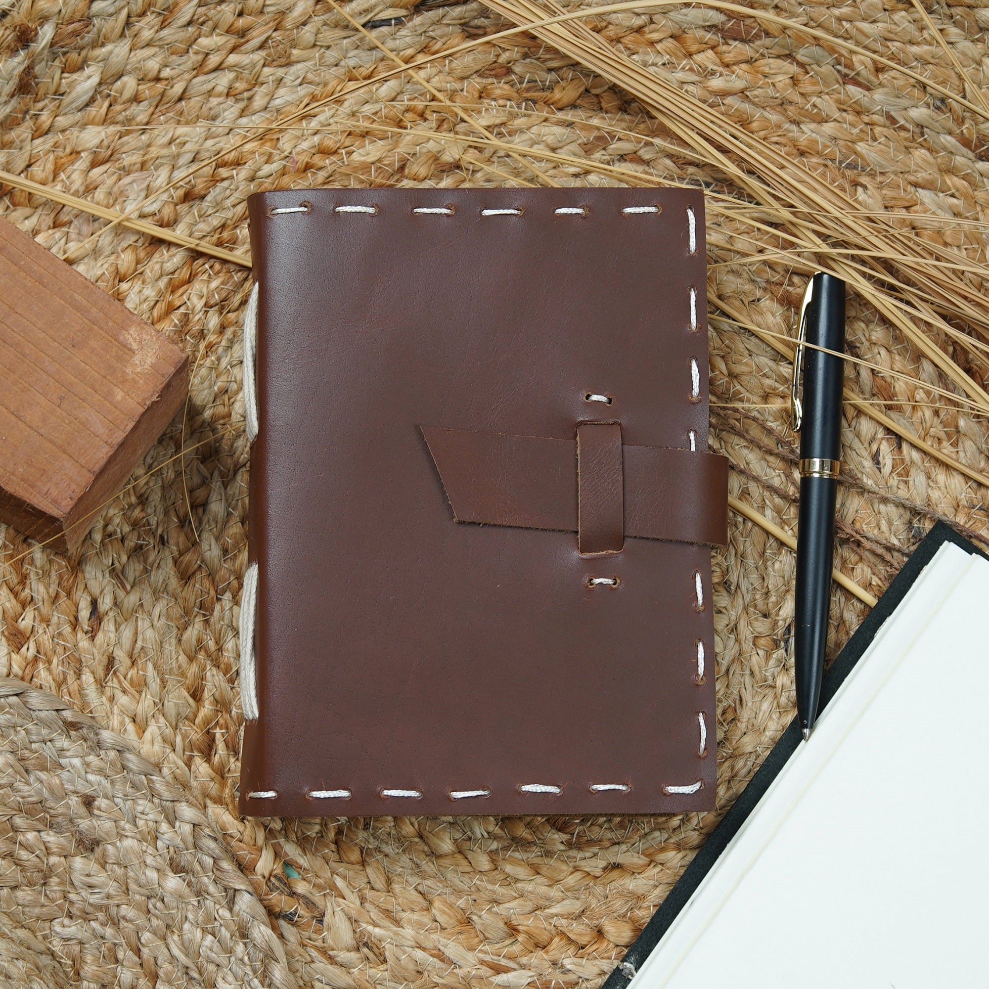 Wanderlust Brown Vintage Leather Journal