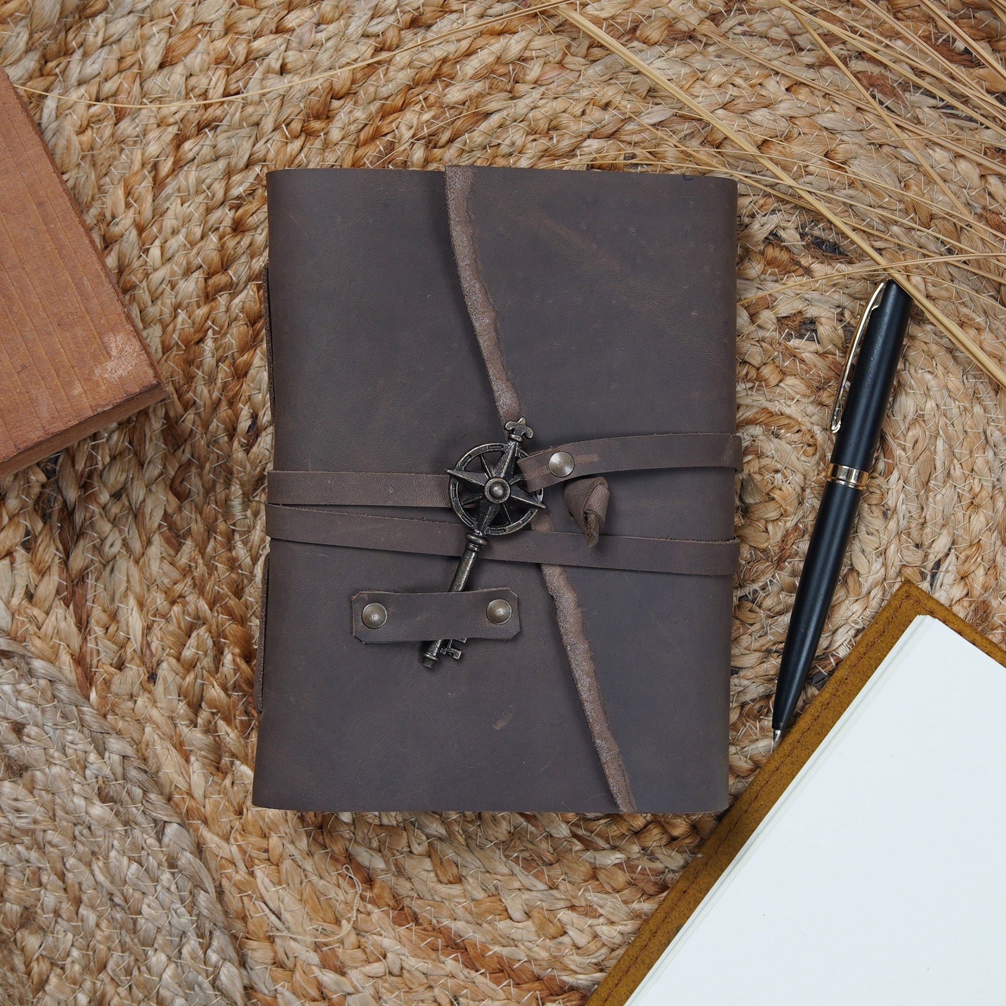 Nomad's Key to Heaven Leather Journal
