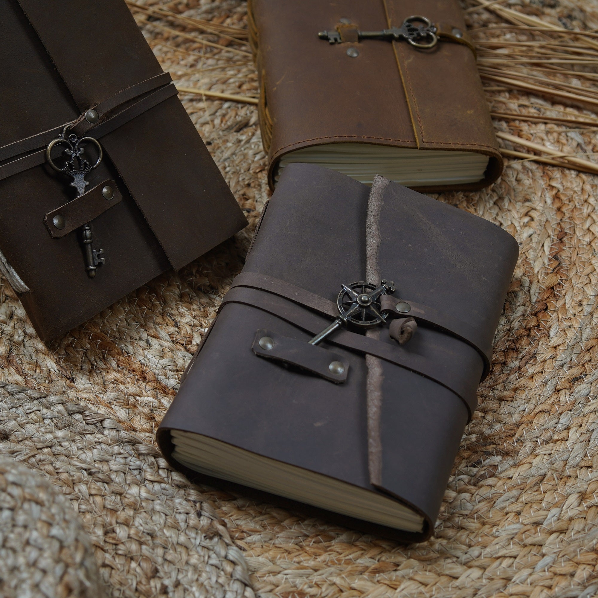Nomad's Key to Heaven Leather Journal