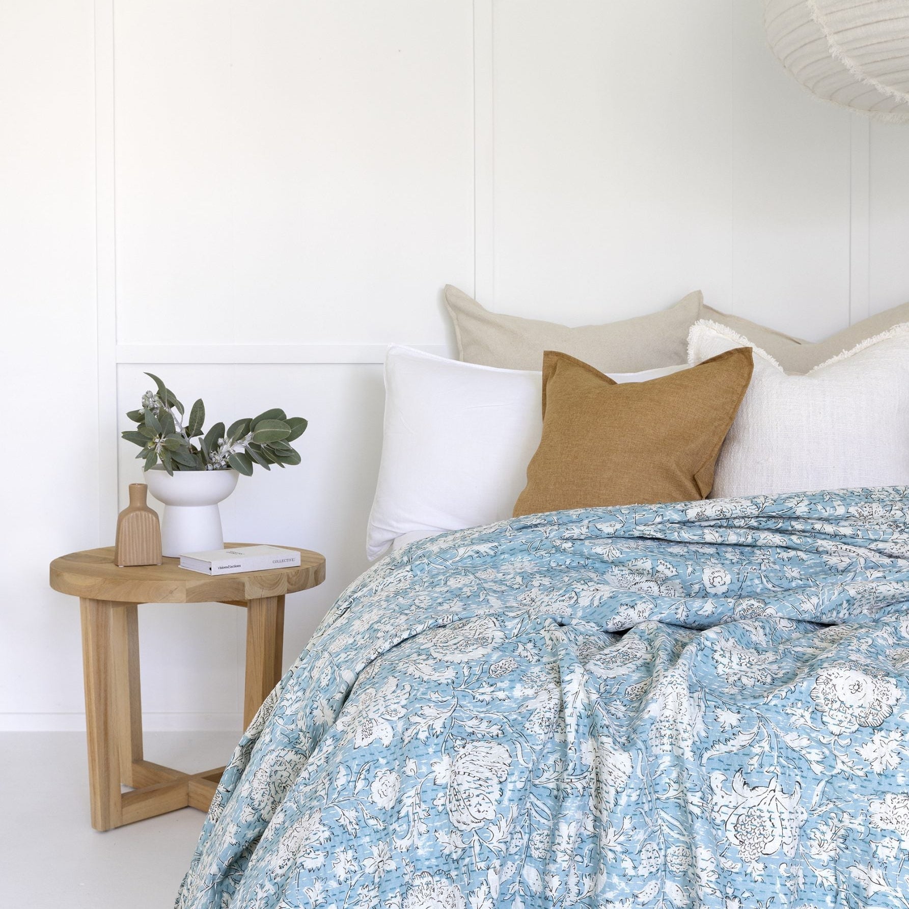 Priya Indian Kantha Quilt Throw - Indian Duvet