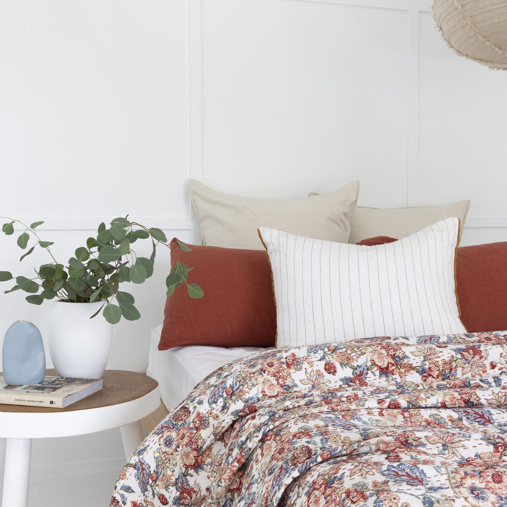 Kyra Indian Kantha Quilt Throw – Unique Bedspread