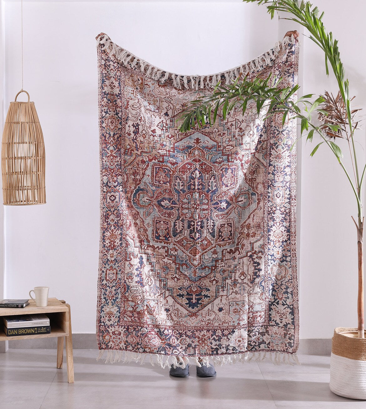 Luxury Wool Rug - Silver Rustic Decor | Elegant